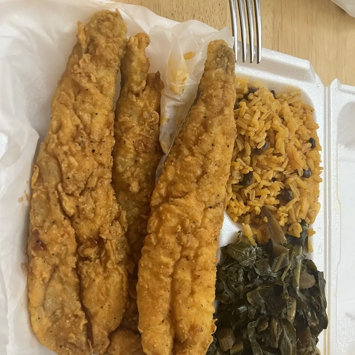 Fried Fish Dinner Whiting