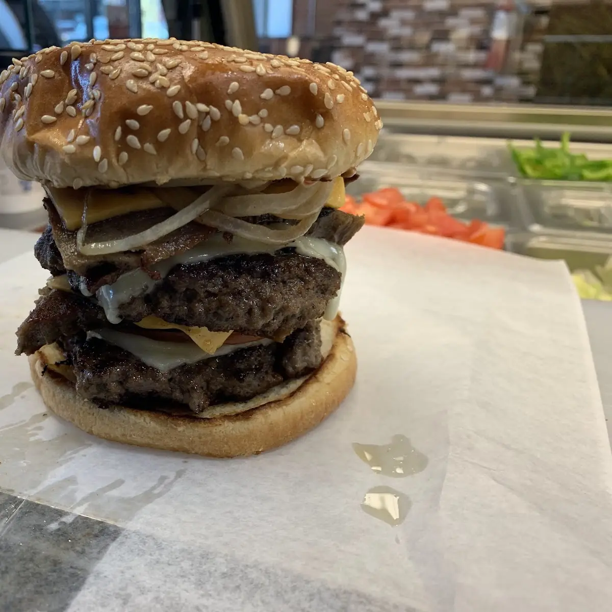 Gyro Cheese Burger