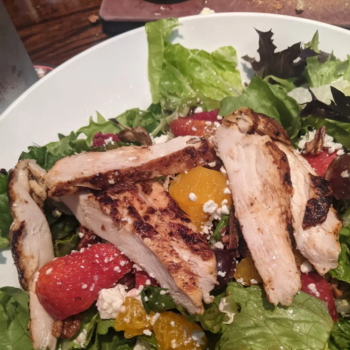 Grilled Chicken & Strawberry Salad