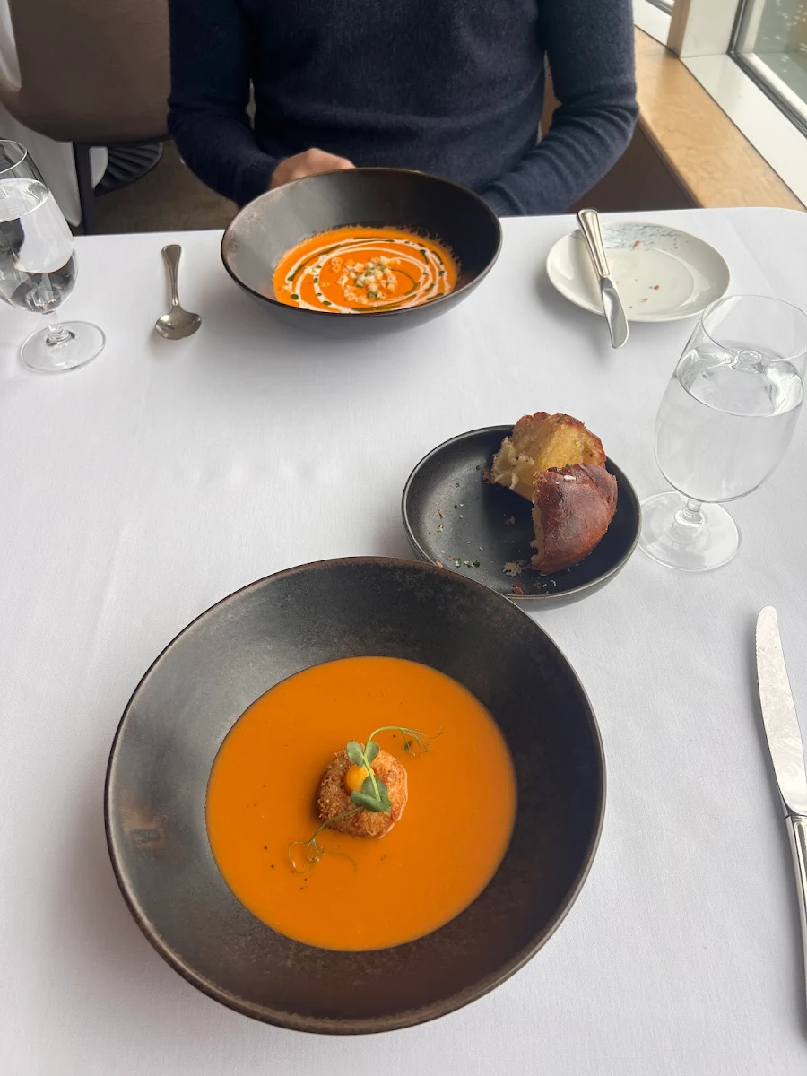 Lobster Bisque, Five Sails Restaurant