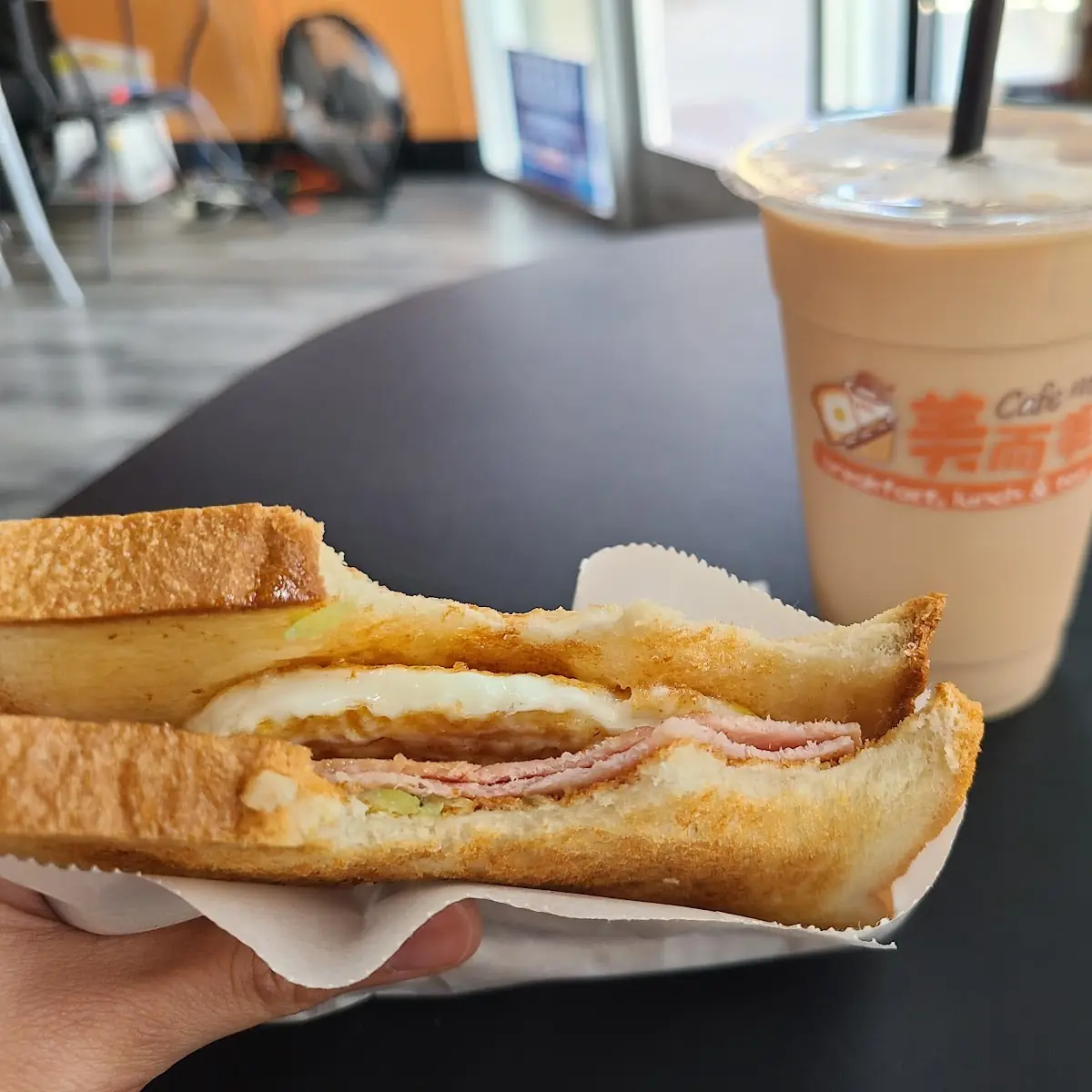 Toasted Ham Egg Sandwich