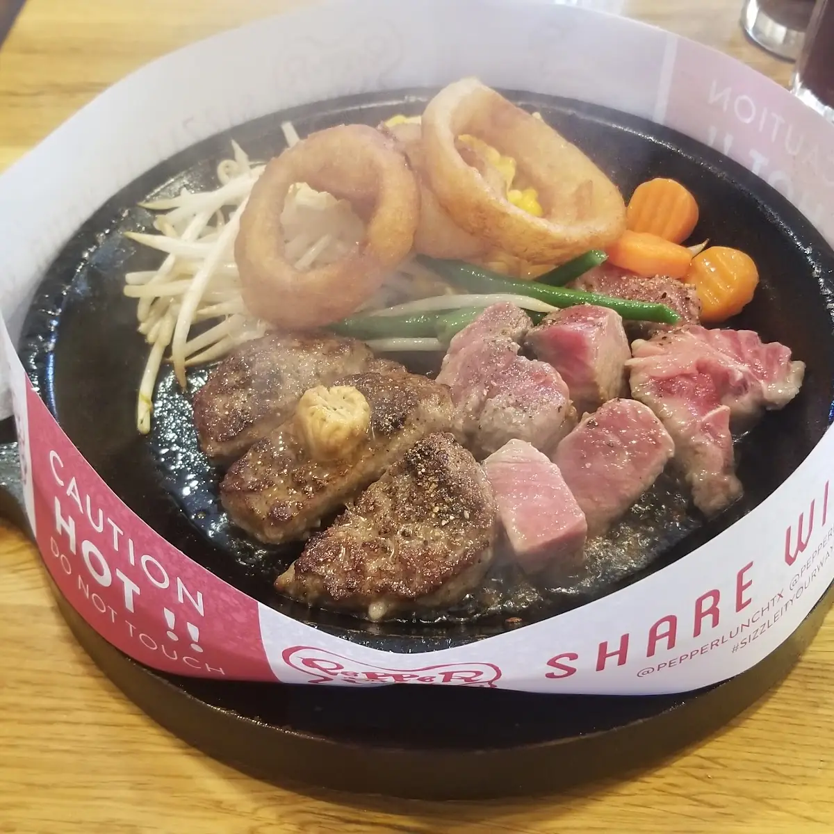 Combo Delux Hamburger & Steak
