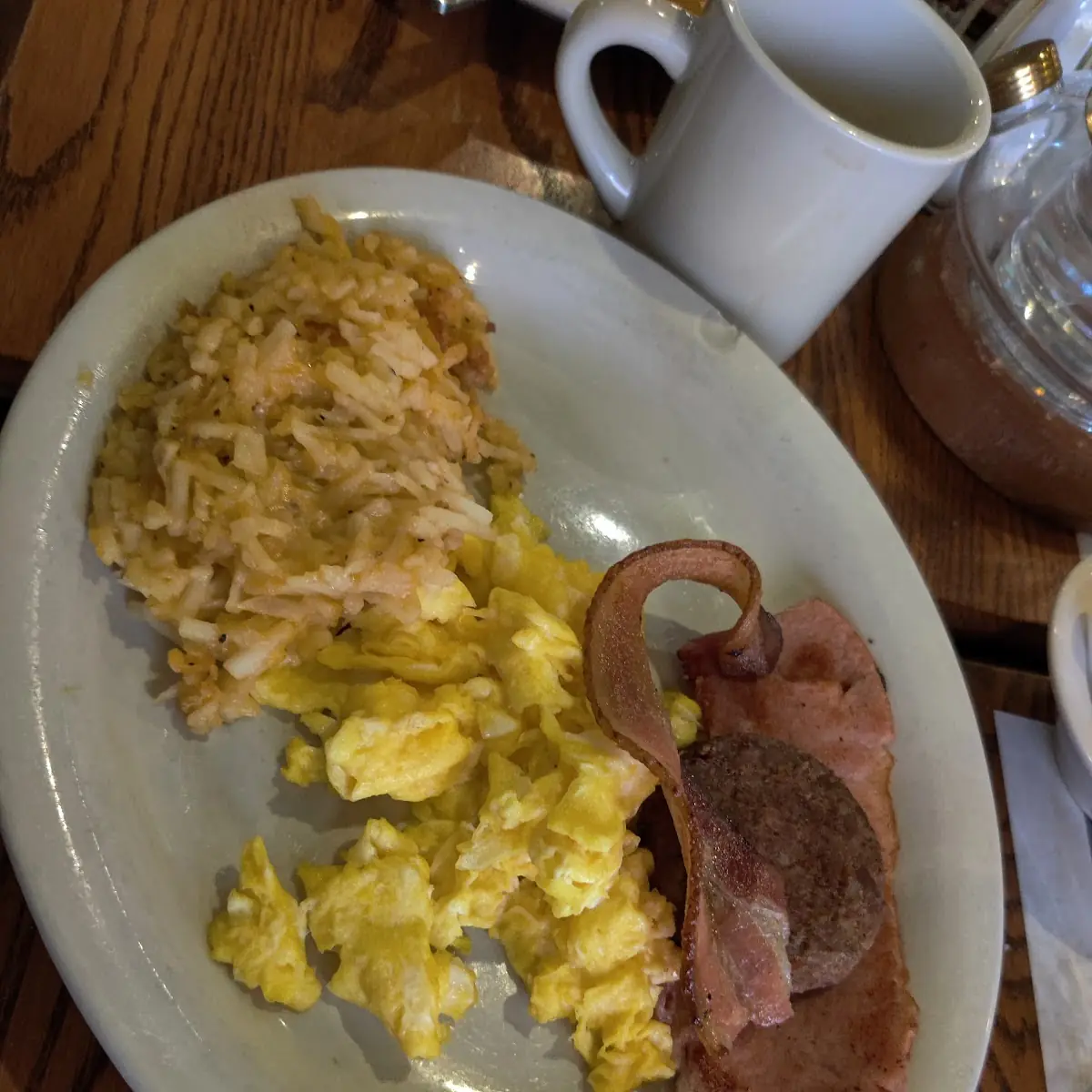 Ham Eggs and Hash Browns