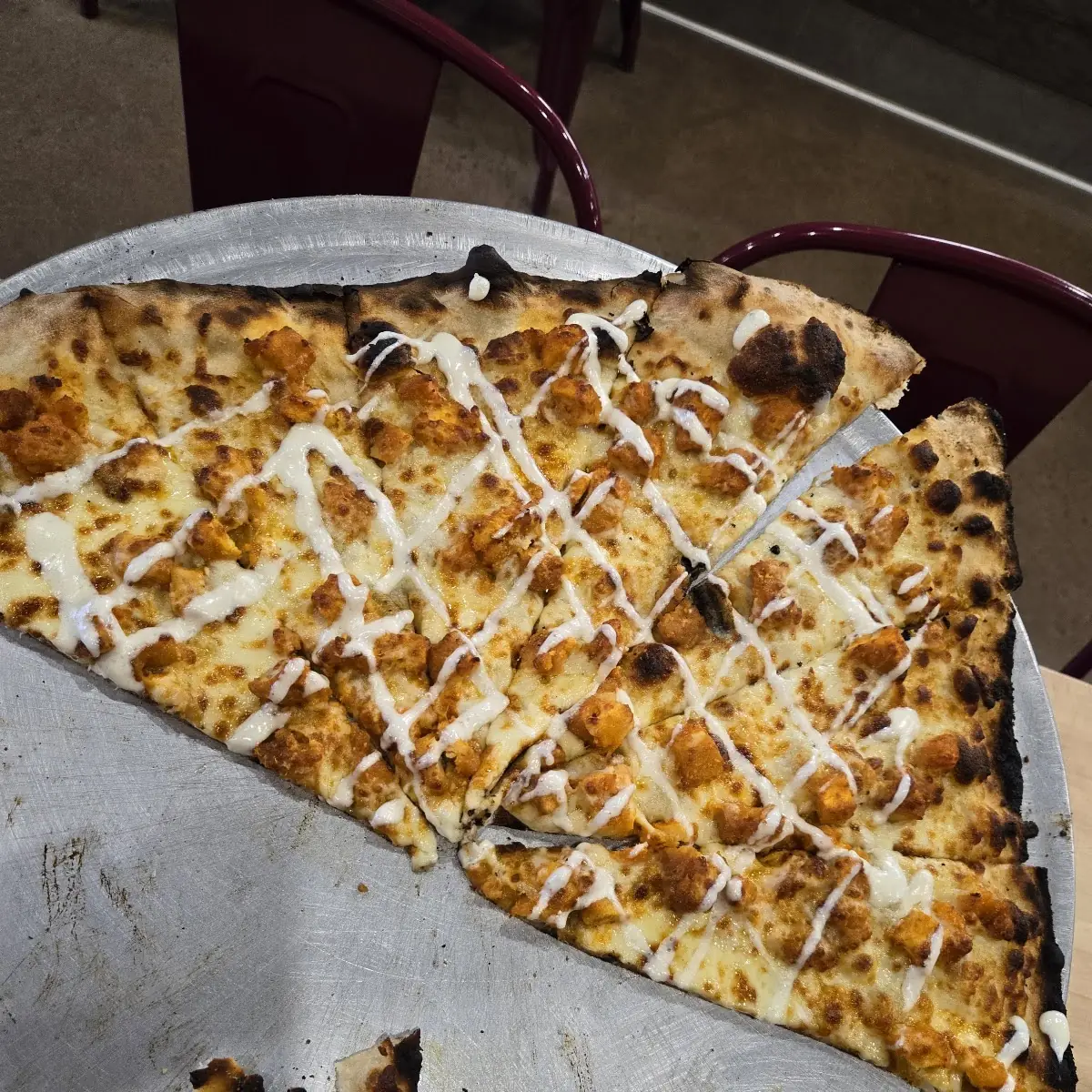 Bentley Buffalo Chicken Pizza