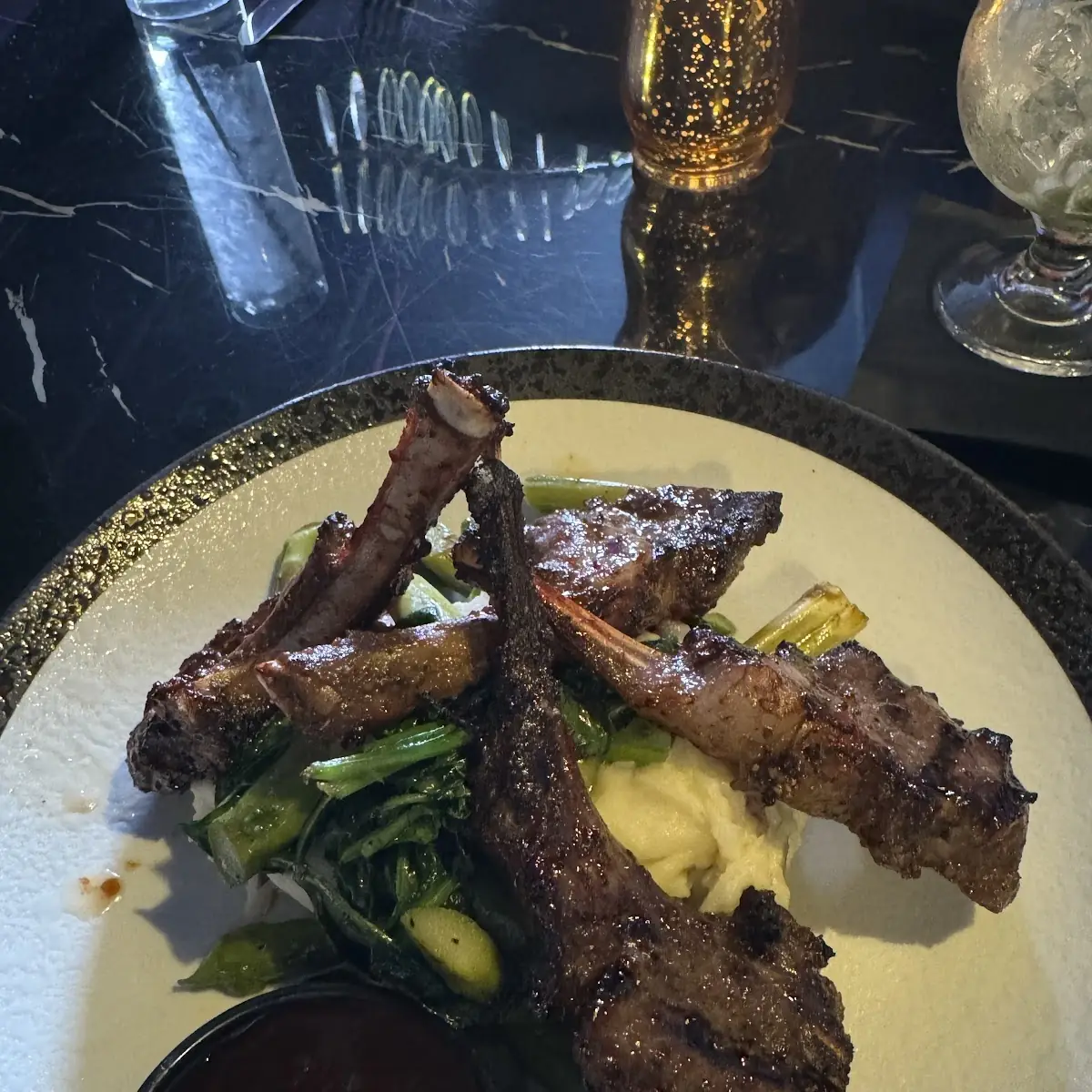 Lamb Chops + Eggs