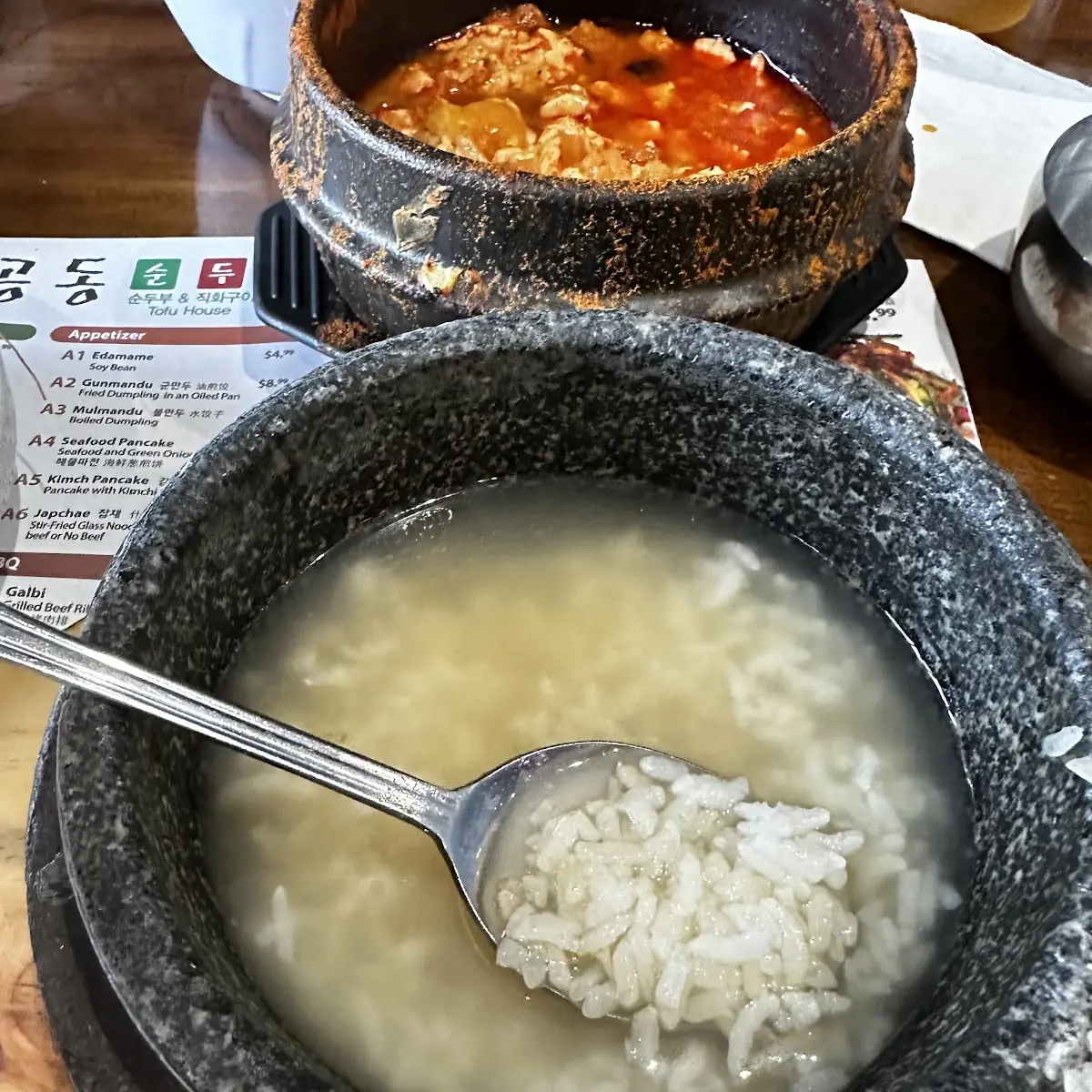 Fish Roe Soon Tofu Soup