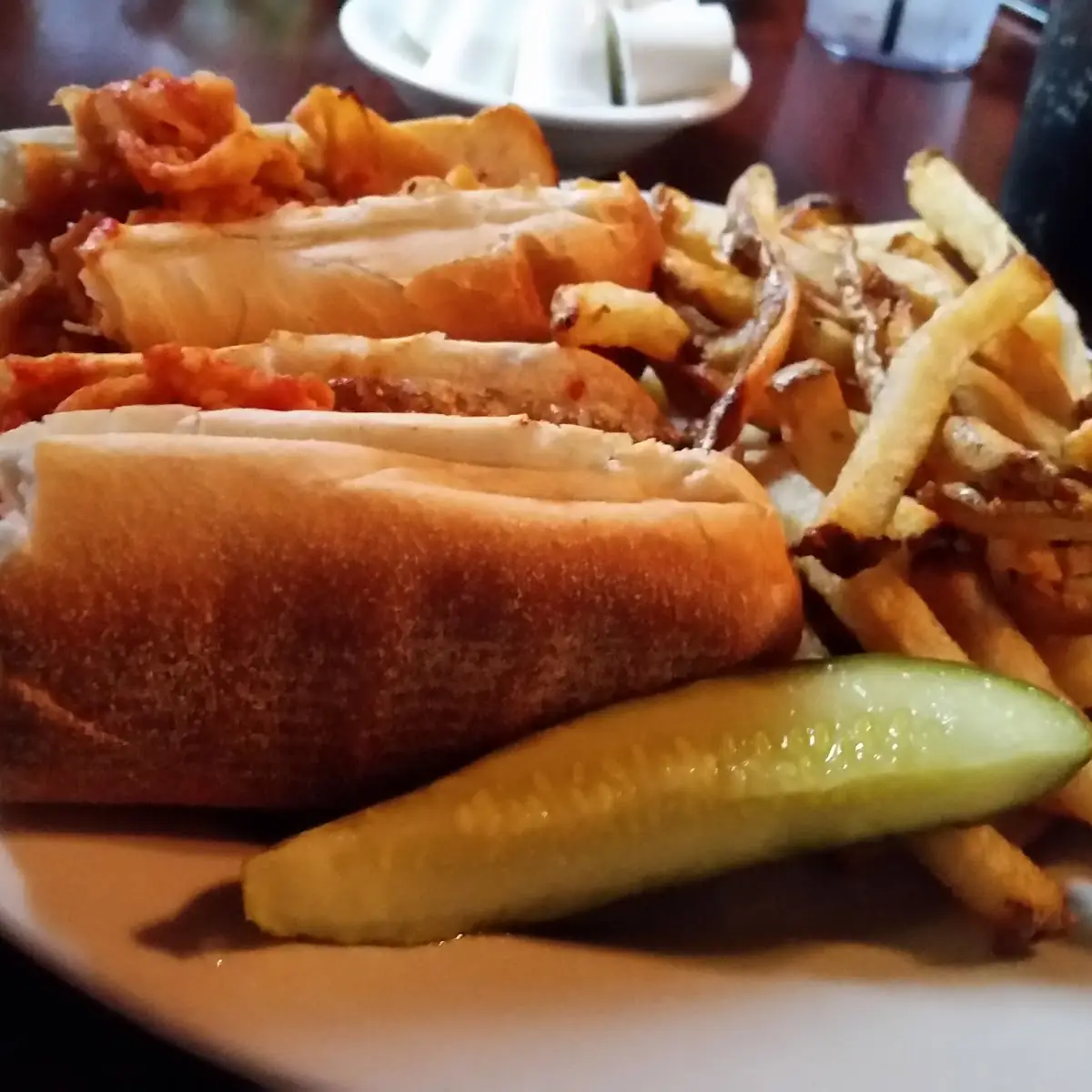 Chicken Steak Sandwich with Fries