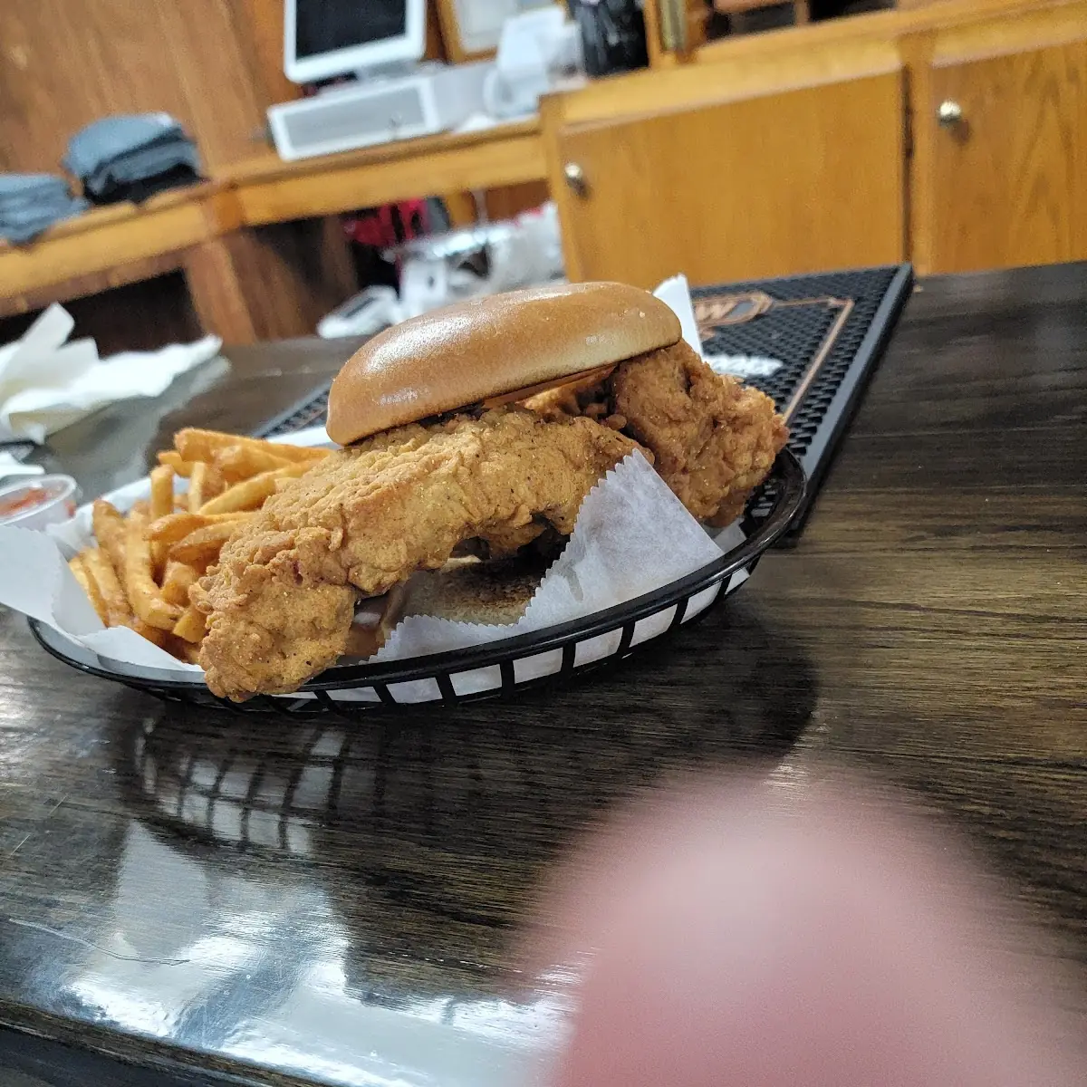 Fried Pork Tenderloin Sandwich