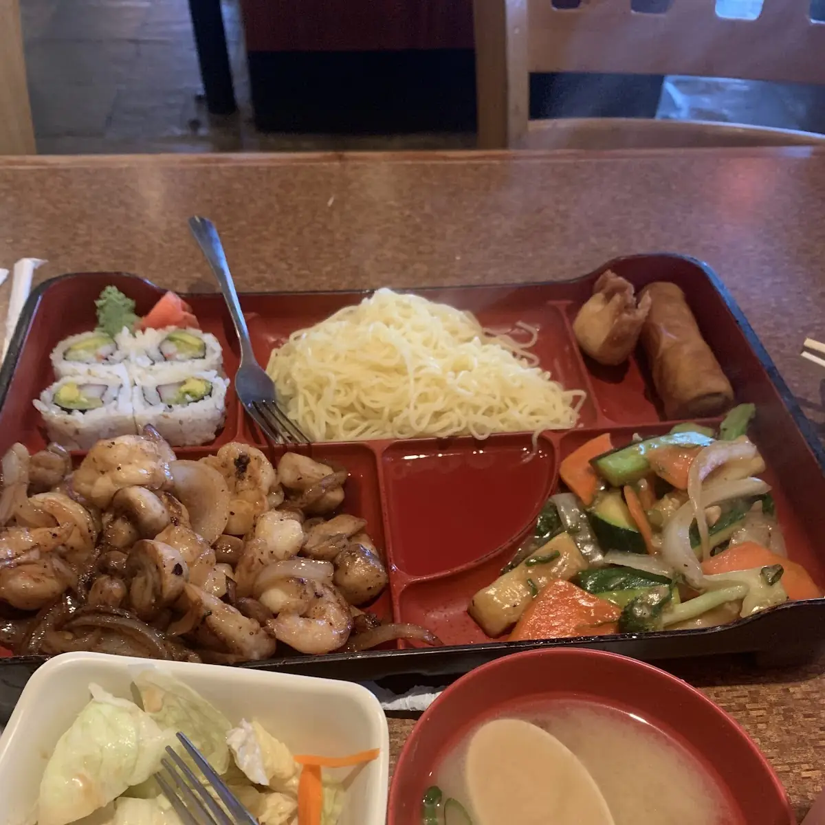 Vegetable Sauteed Bento Box