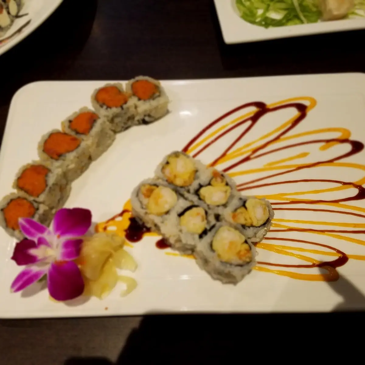Shrimp Tempura Roll Spicy Tuna Roll
