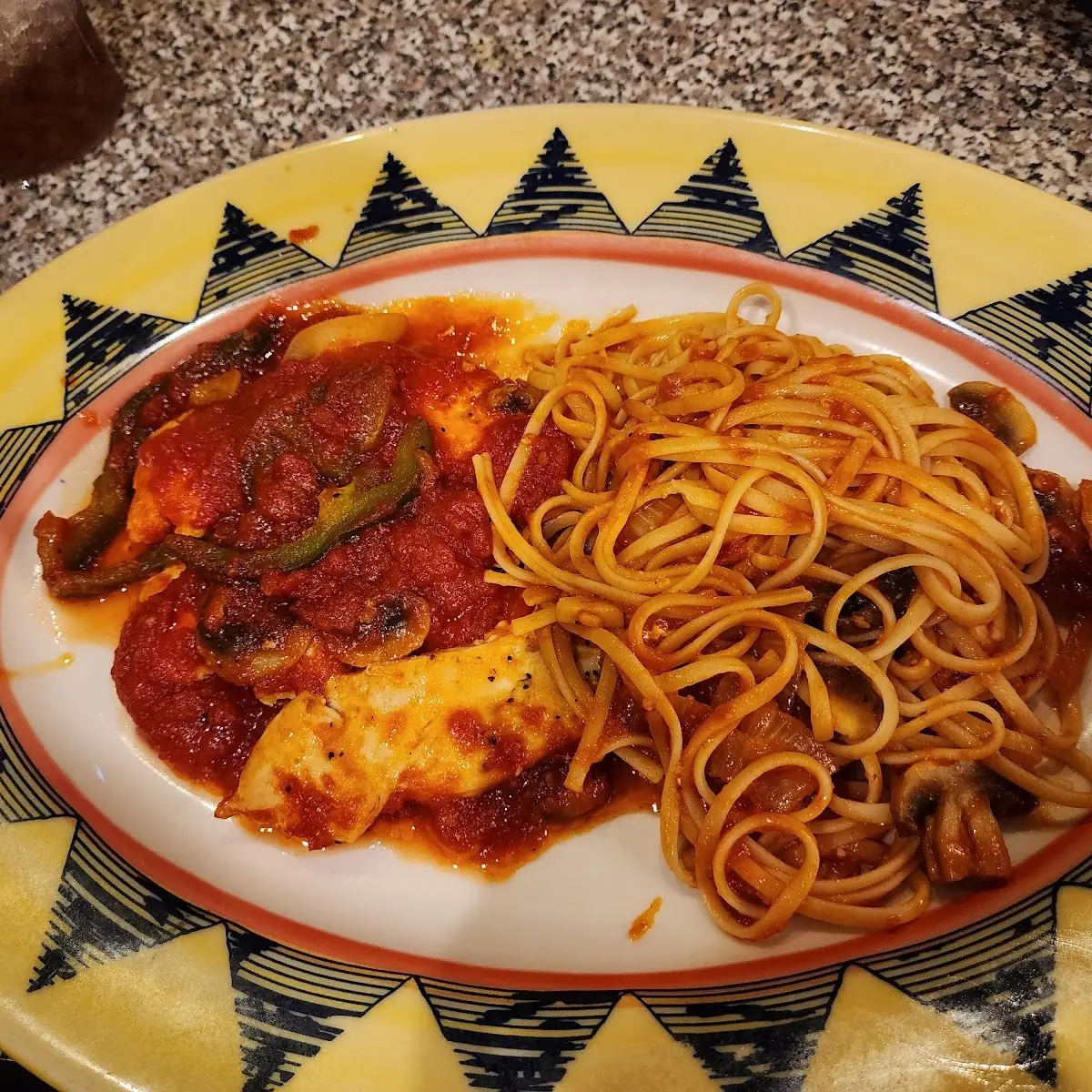 Eggplant Parmigiana Pasta