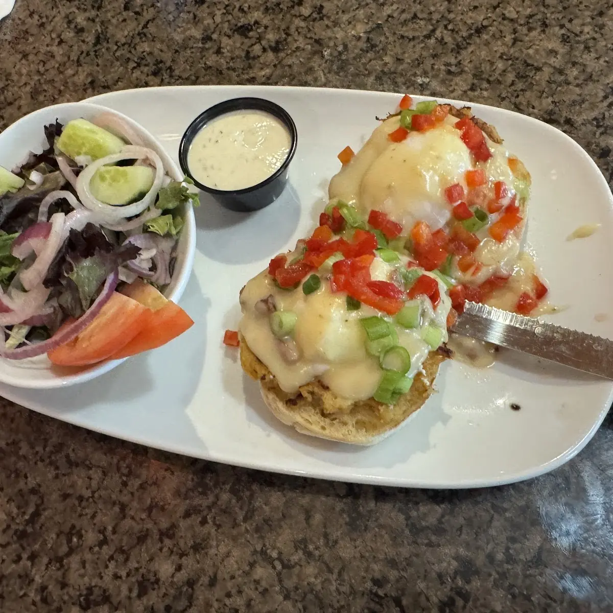 Broken Egg Biscuit Sandwich