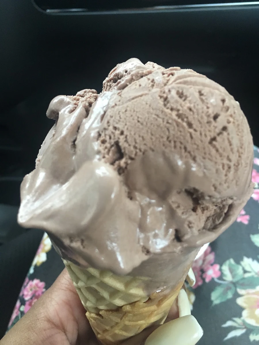 Chocolate Ice Cream Cone