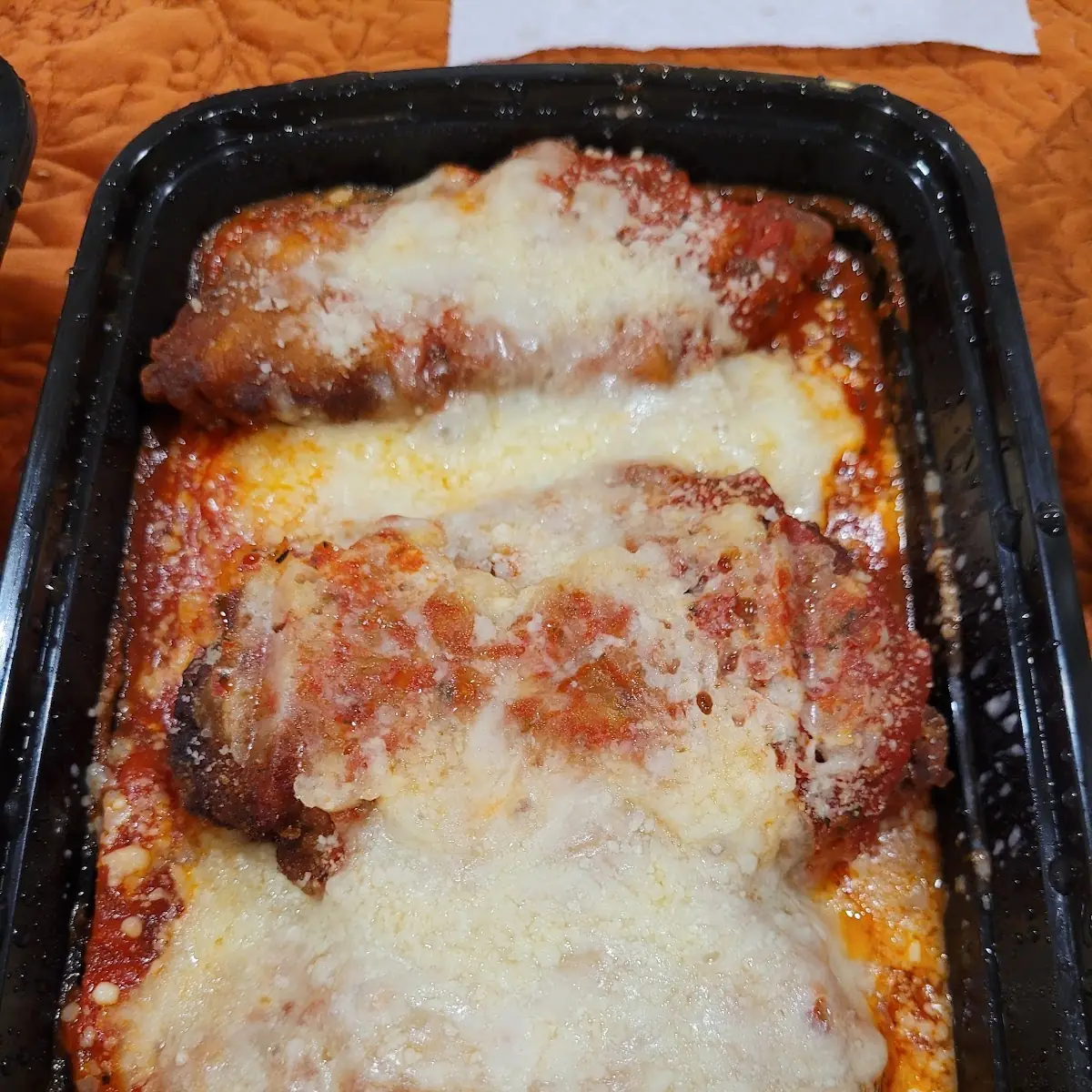 Ravioli with Chicken Parm