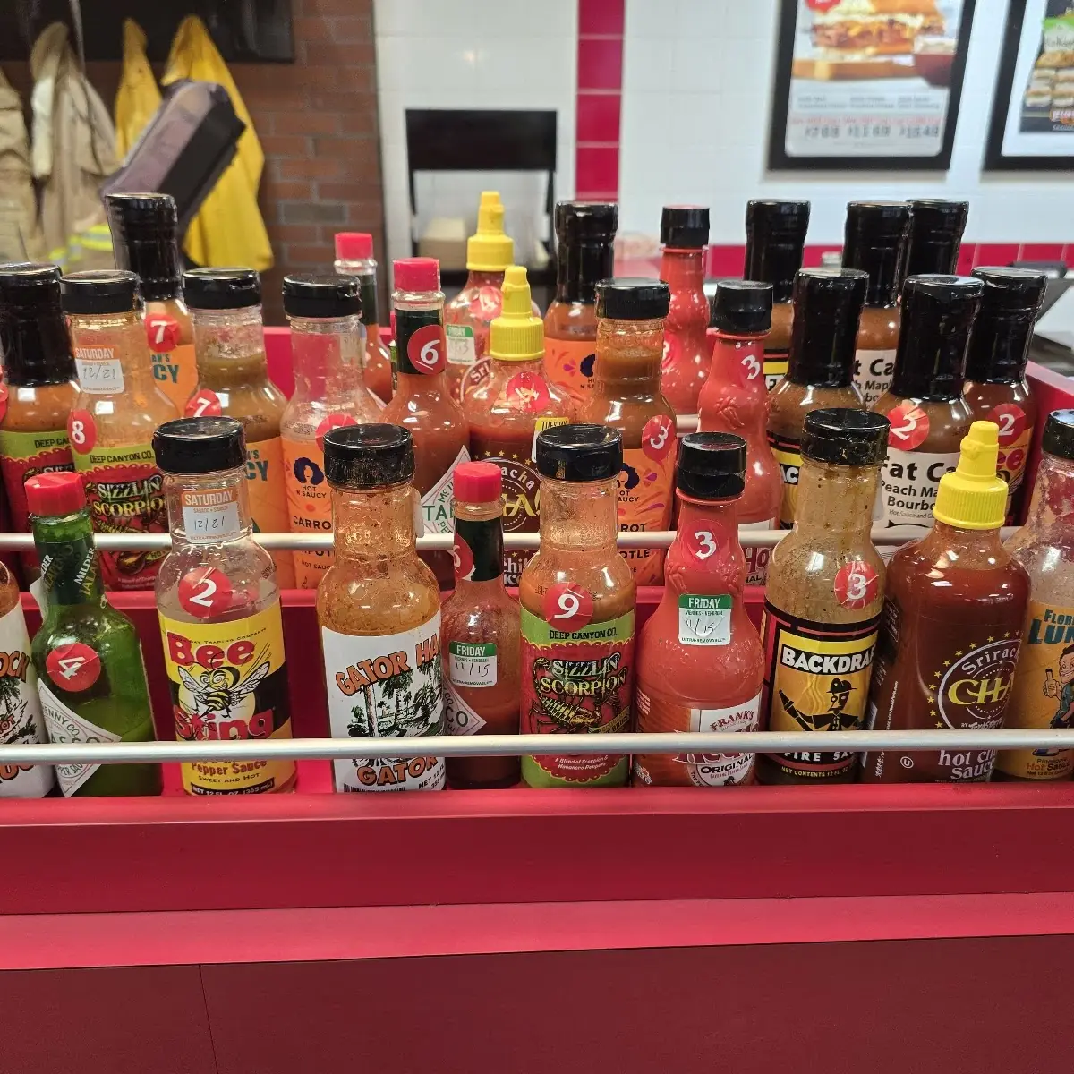 Hot Sauce Bar