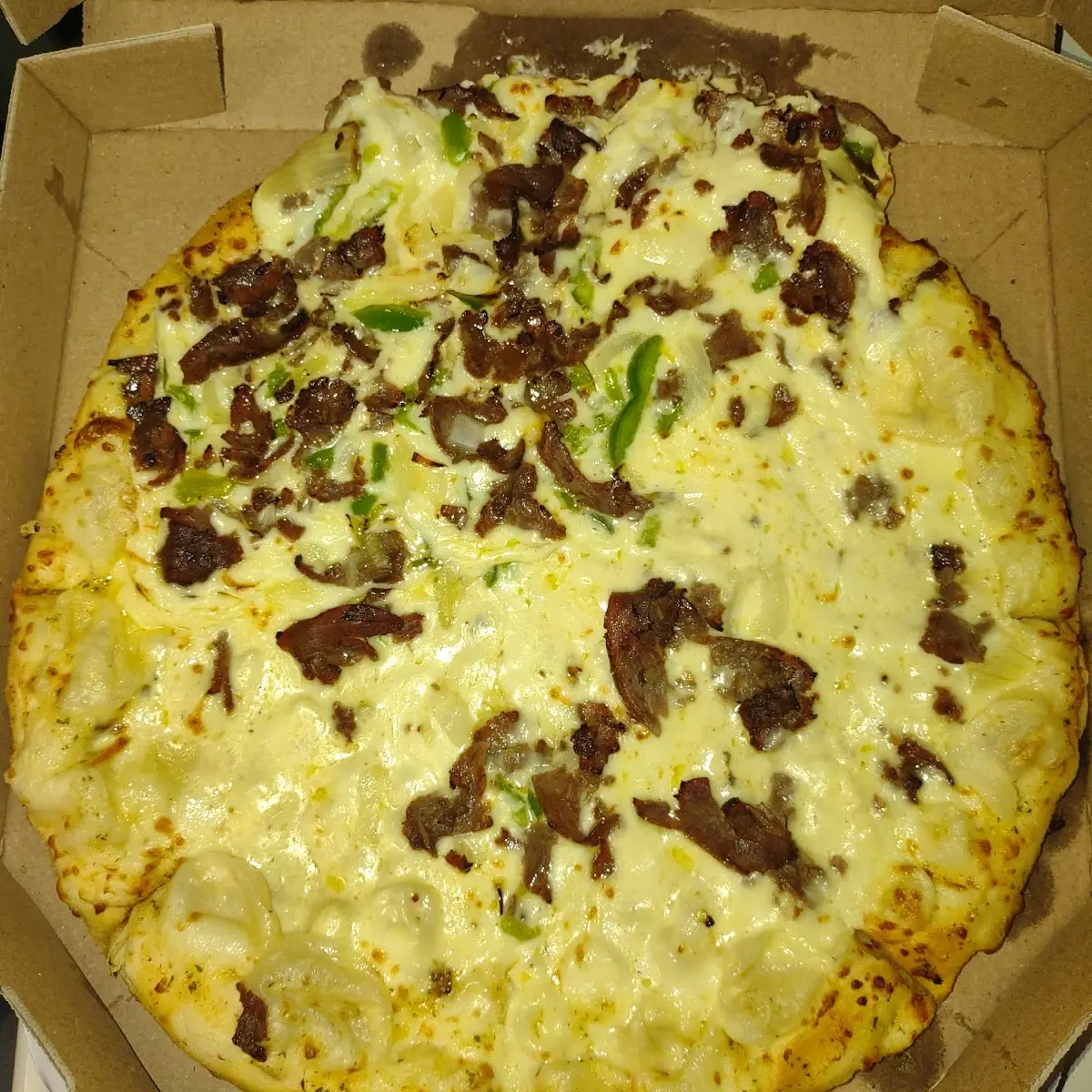 Philly Cheesesteak Pizza