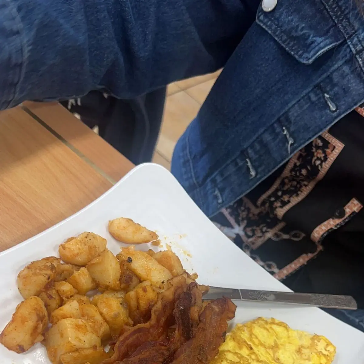 Bacon Platter with Scrambled Eggs