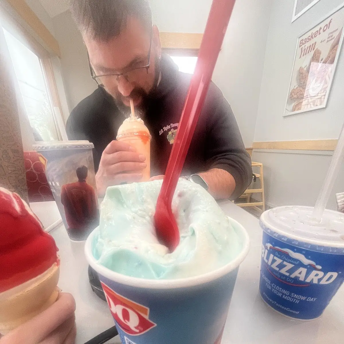 Cotton Candy Blizzard Treat