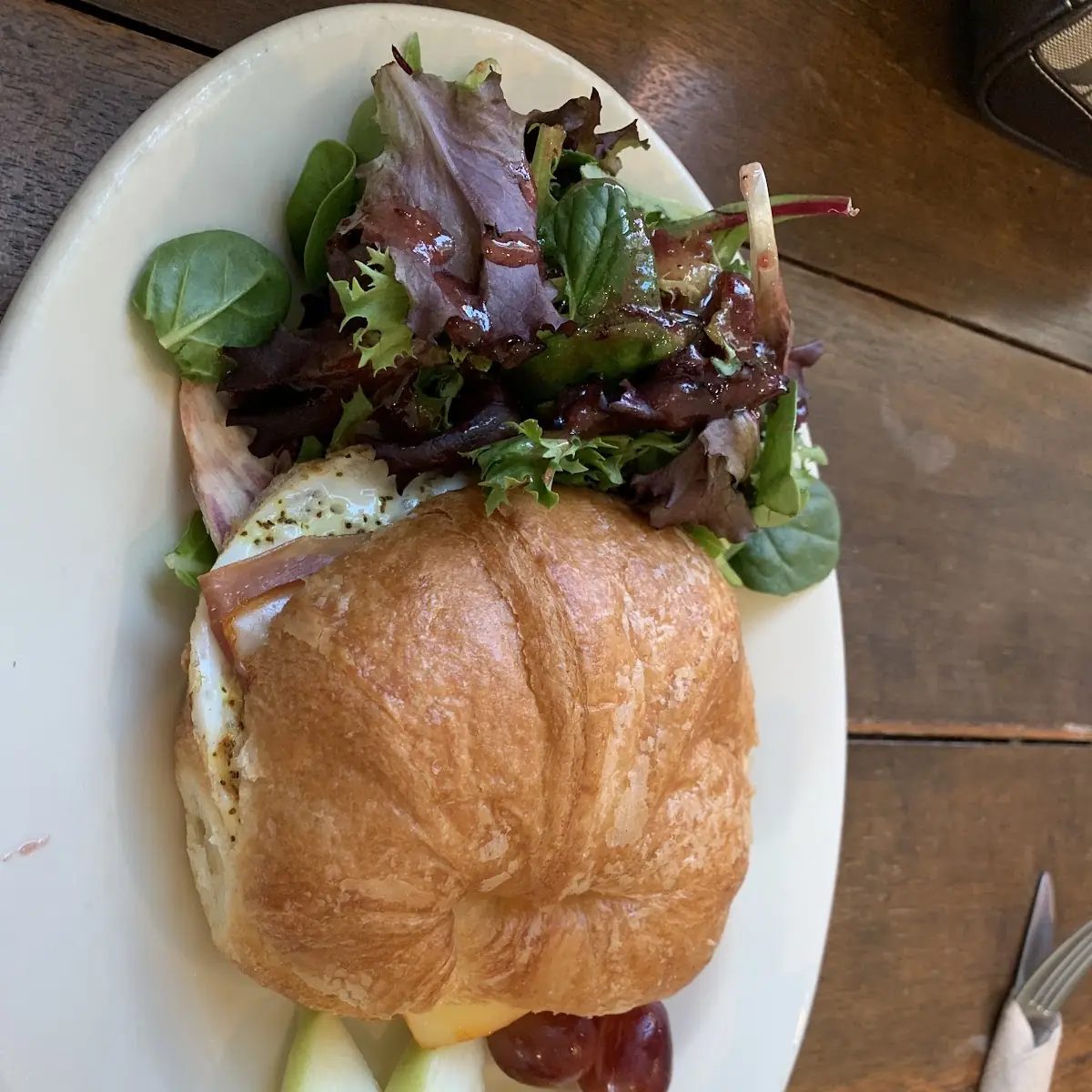 Prosciutto Egg and Cheese Croissant