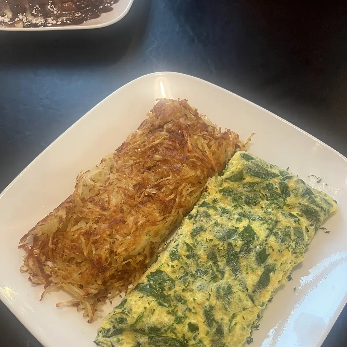 Spinach & Feta Cheese Omelette