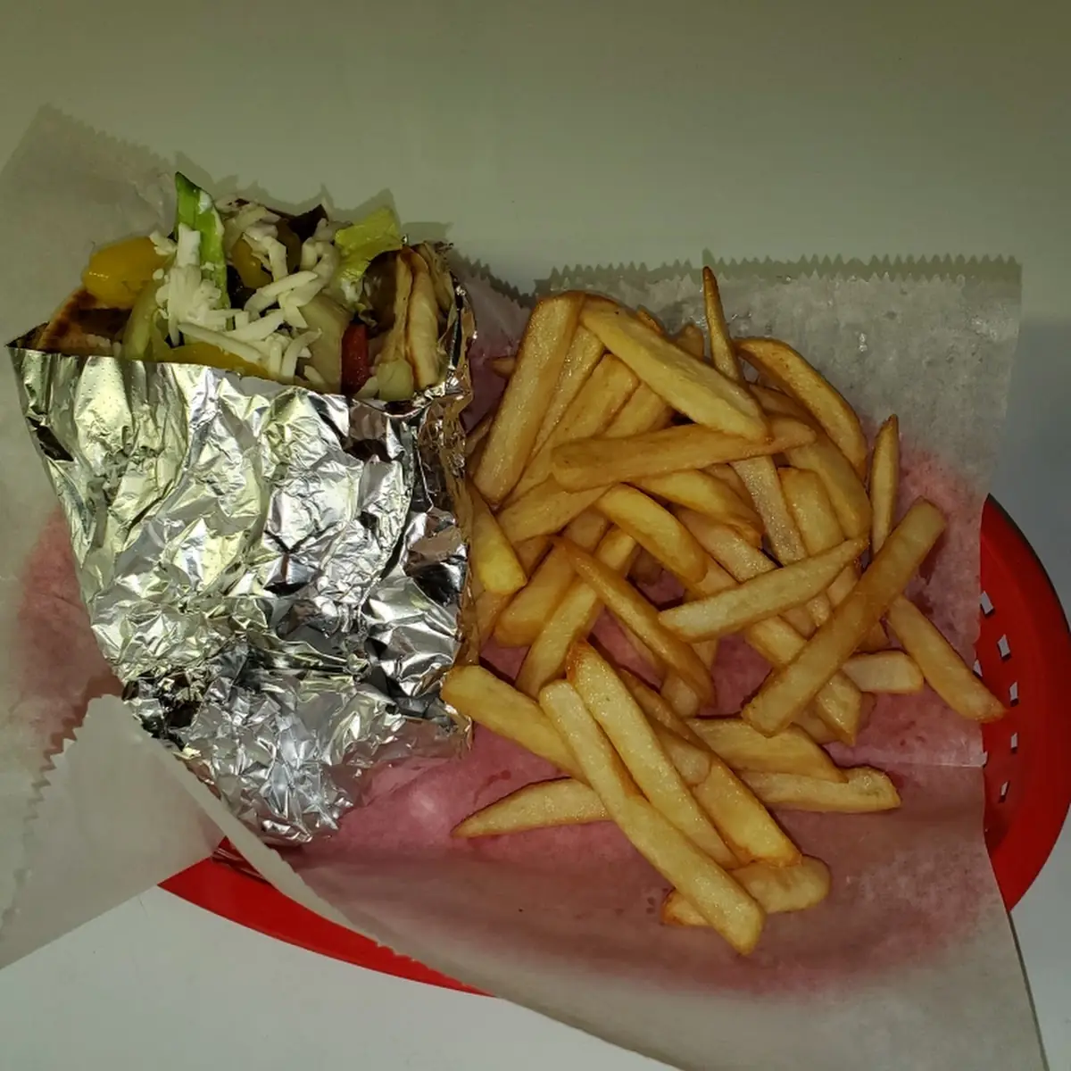 Gyro Sandwich with Fries