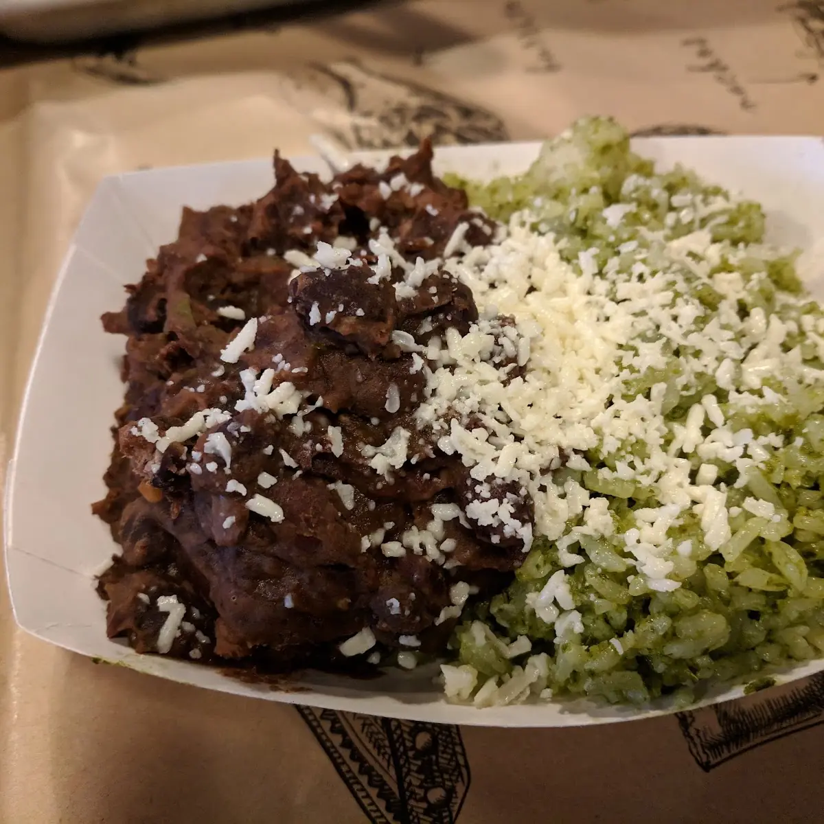 Refried Beans & Cilantro Rice