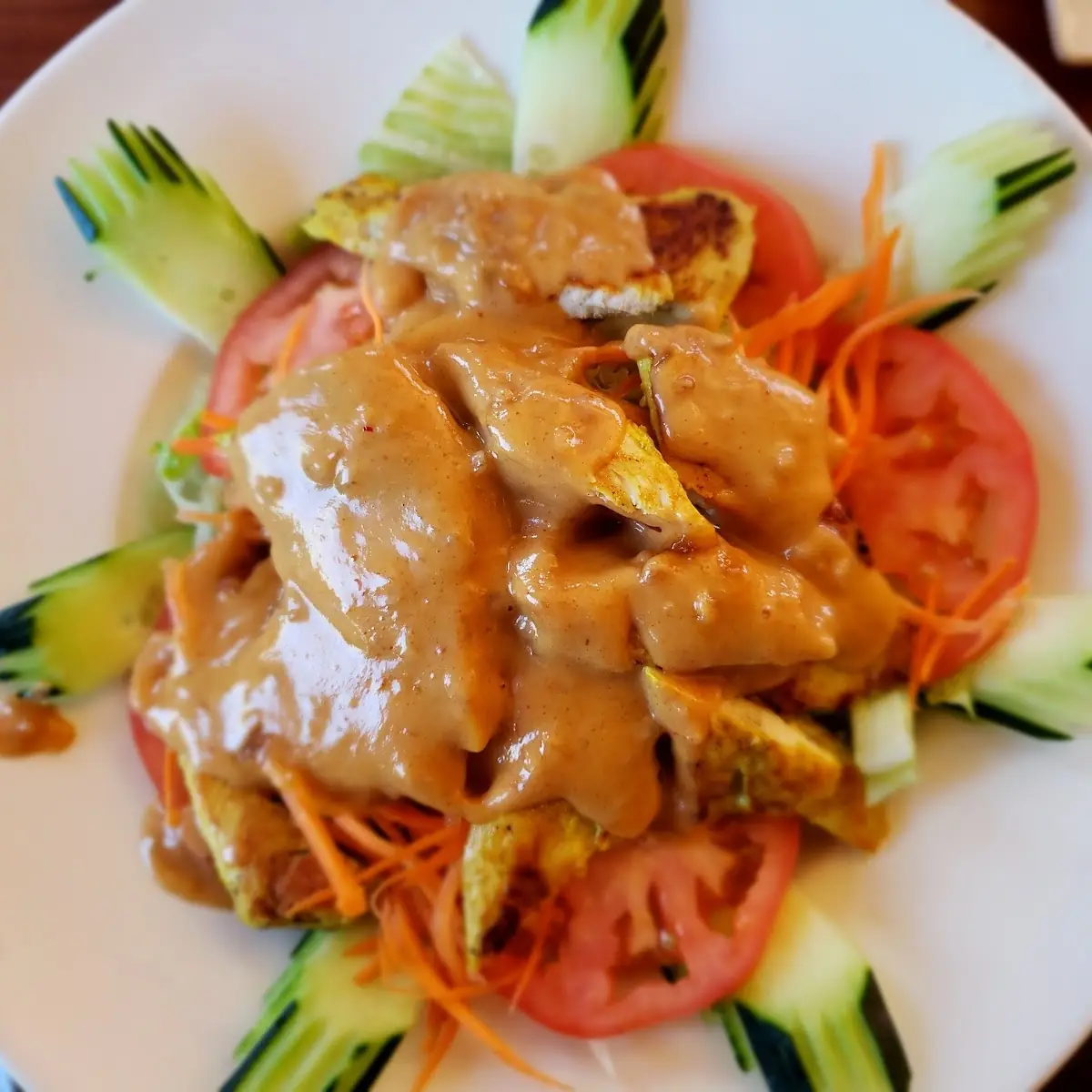 Chicken Satay Salad