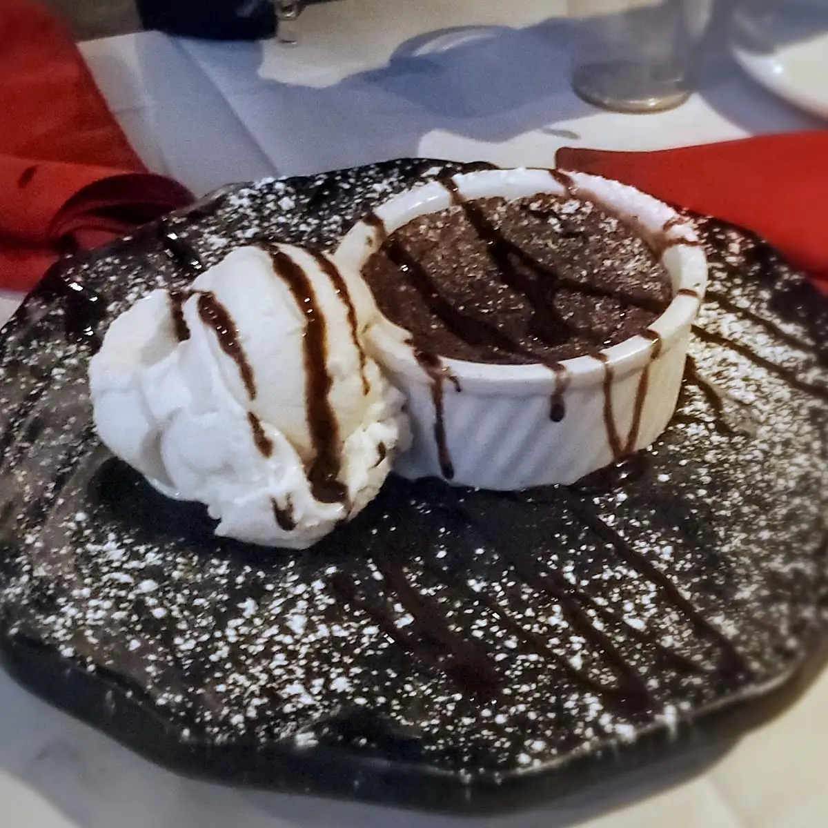 Warm Chocolate Souffle
