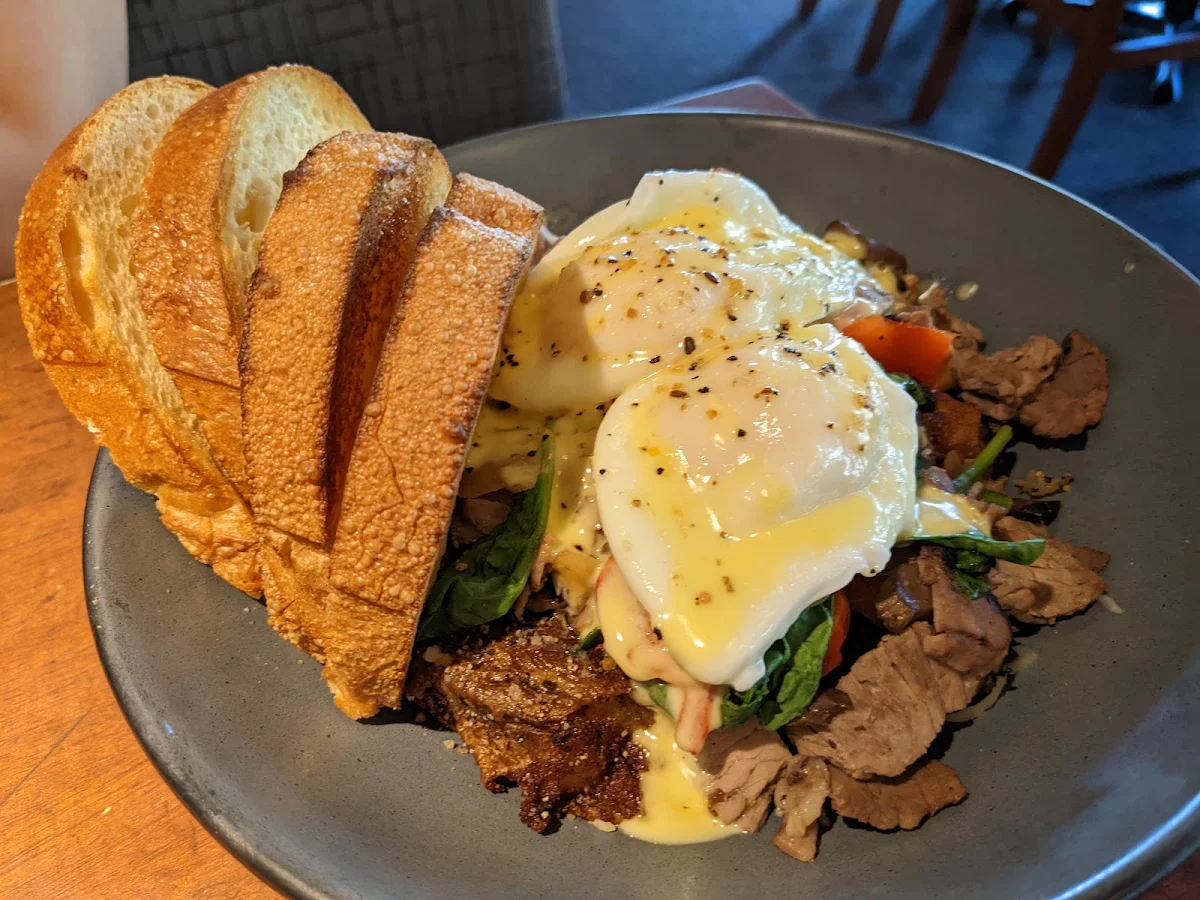 Beef Steak Hash Browns, White Spot Squamish