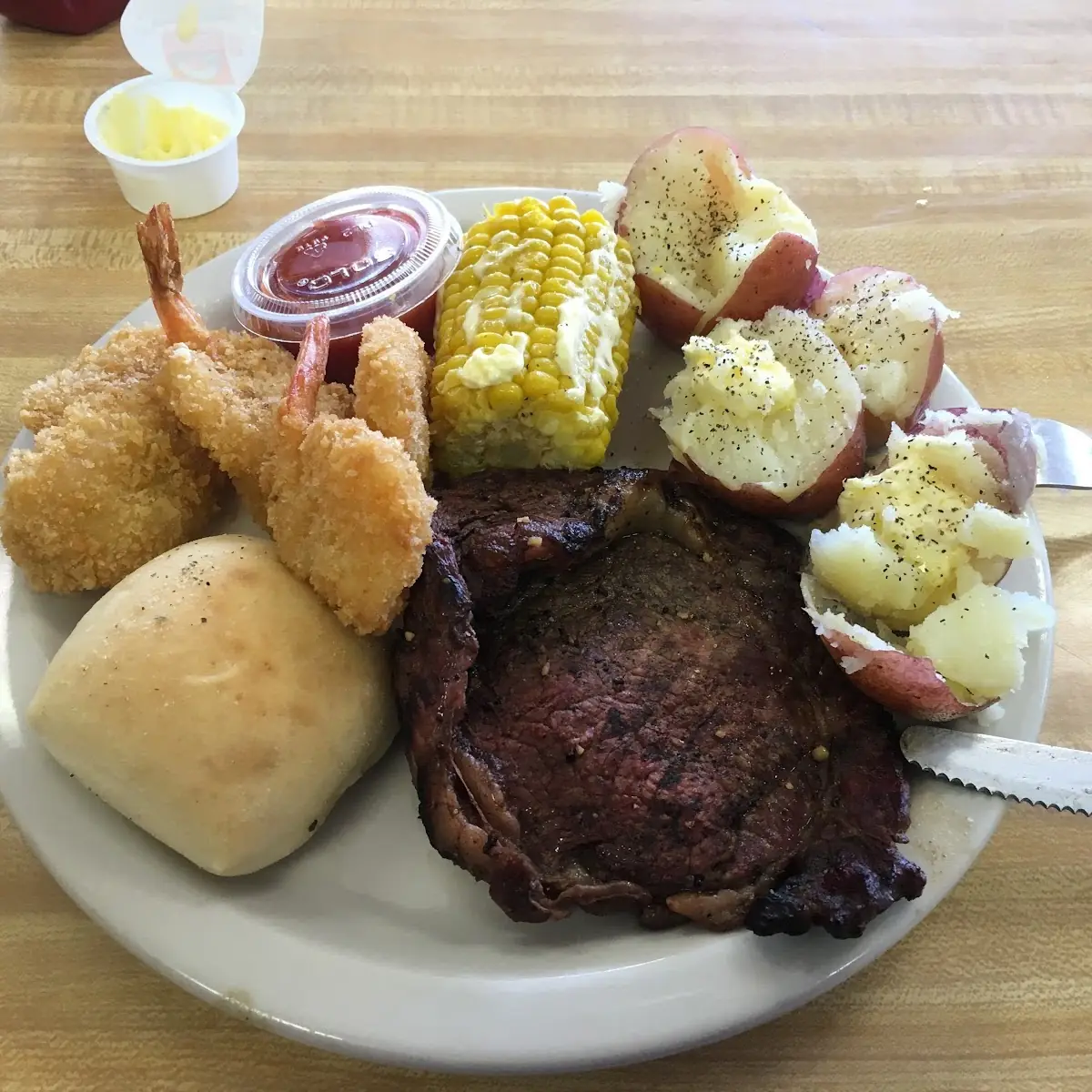 Steak and Shrimp