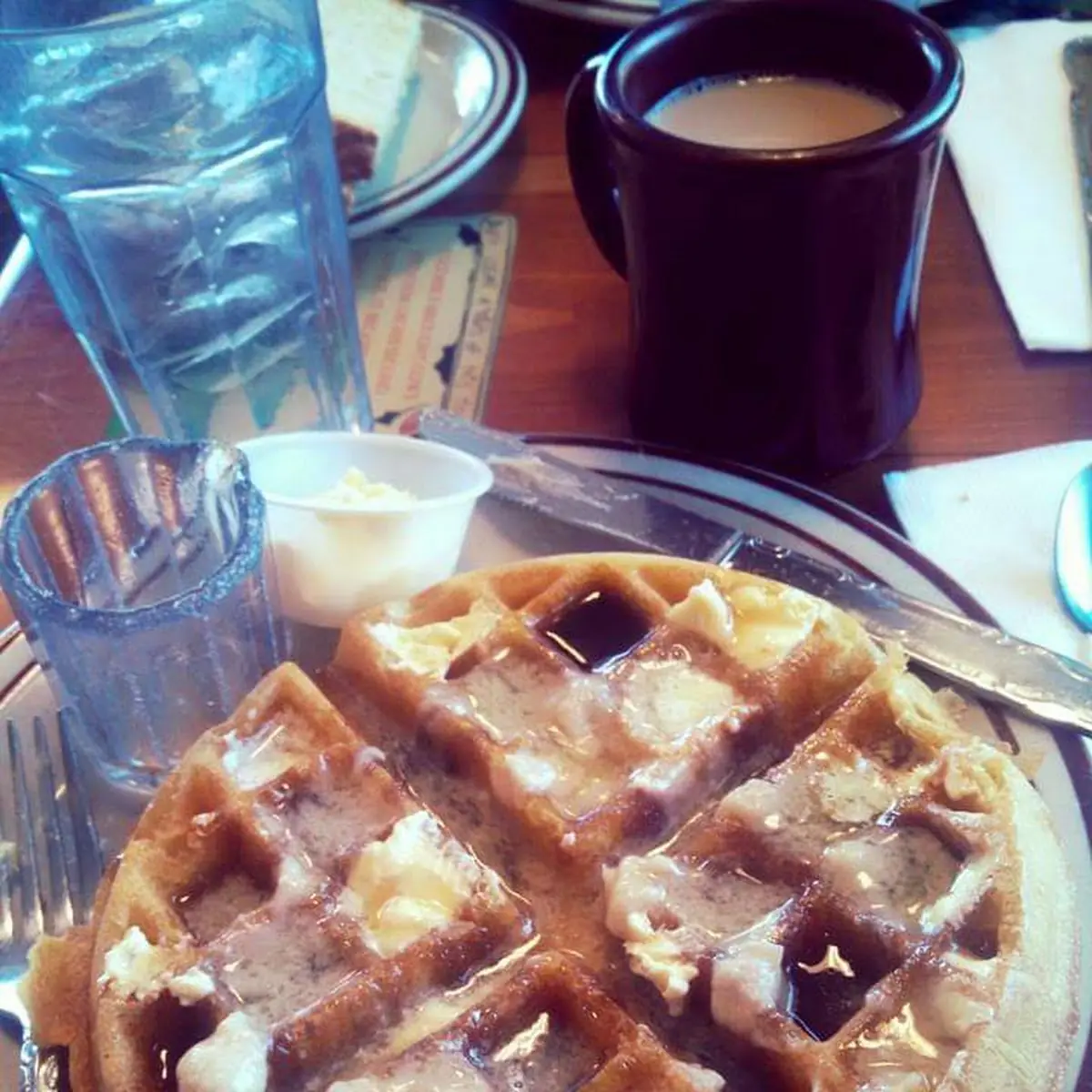 Cinnamon Roll Waffle