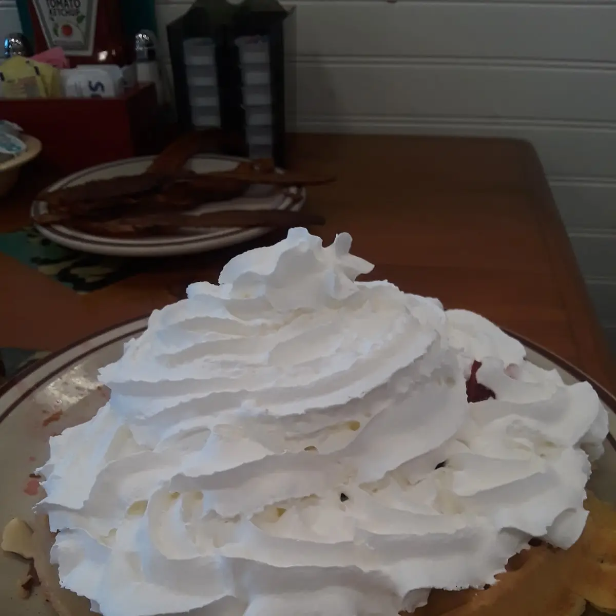 Strawberry Waffle Whipped Cream