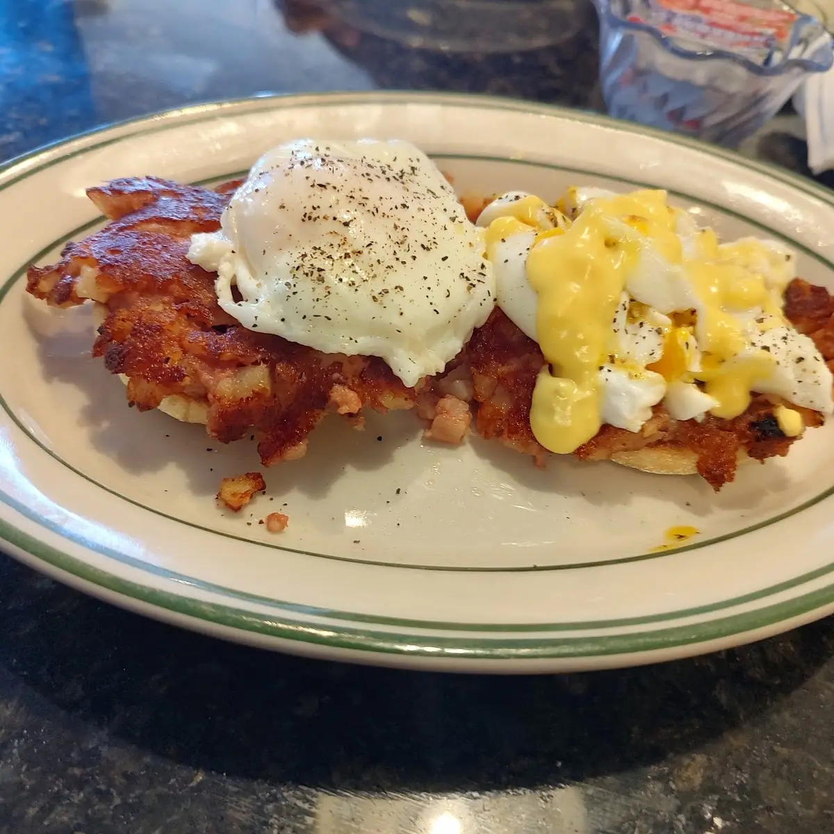 Corned Beef Hash Eggs Benedict