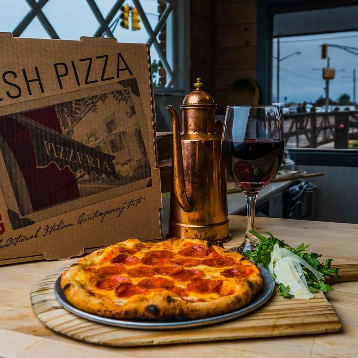 Brick Oven Margherita Pie