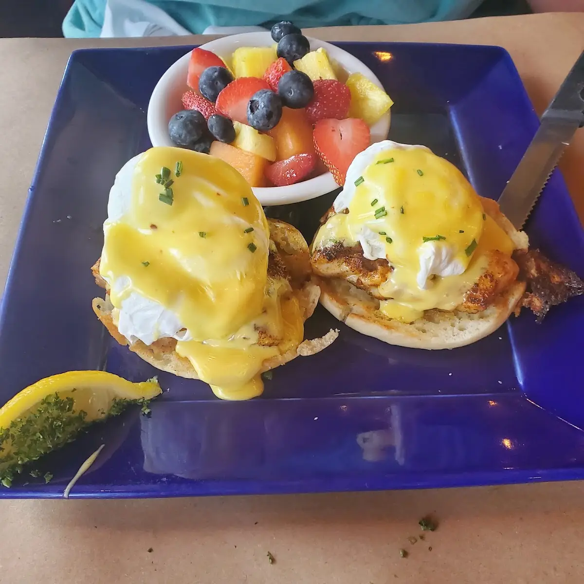 Grouper Eggs Benedict