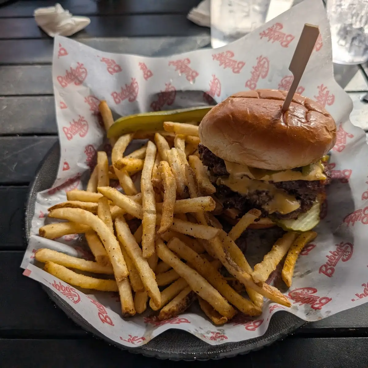 Bubba's Bacon Cheeseburger