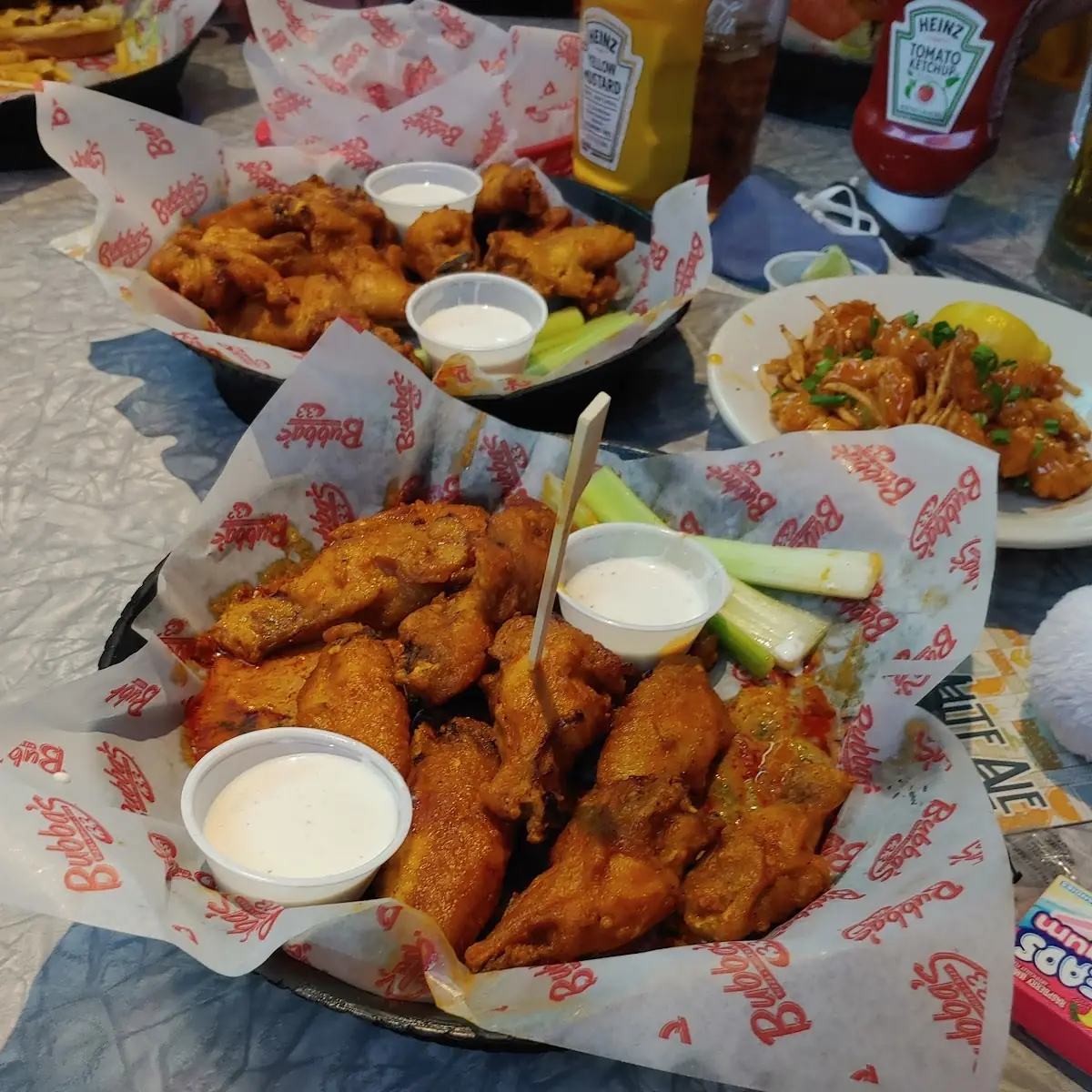 Hot Wings with Ranch Dressing