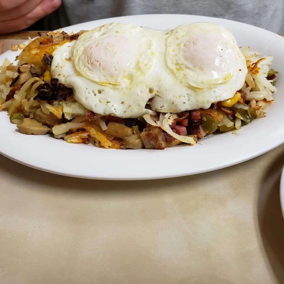 Two Eggs Hash Browns