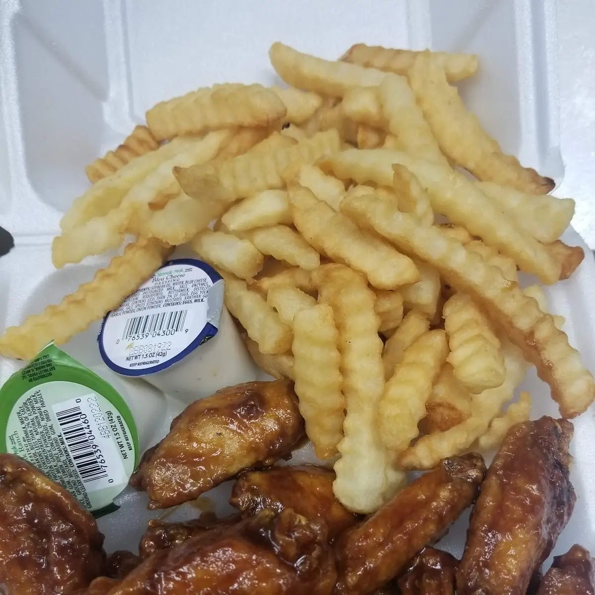 BBQ Wings Meal