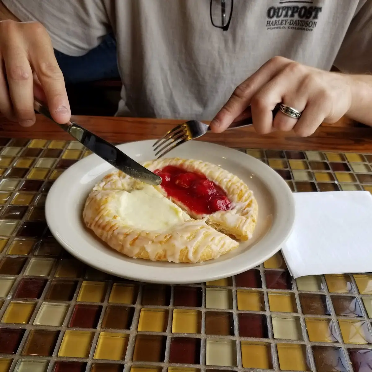Cherry Cream Cheese Danish