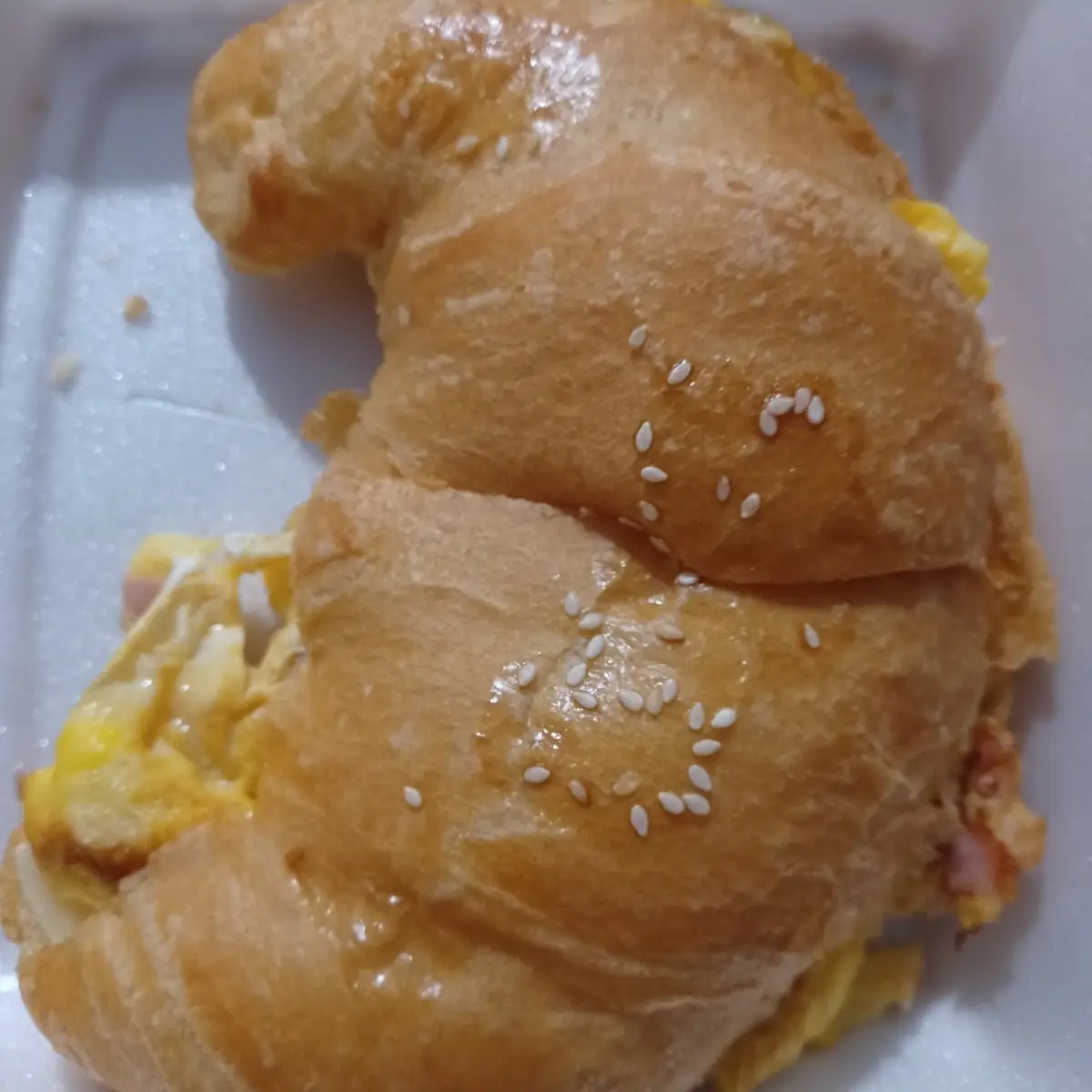 Egg Ham and Cheese Croissant