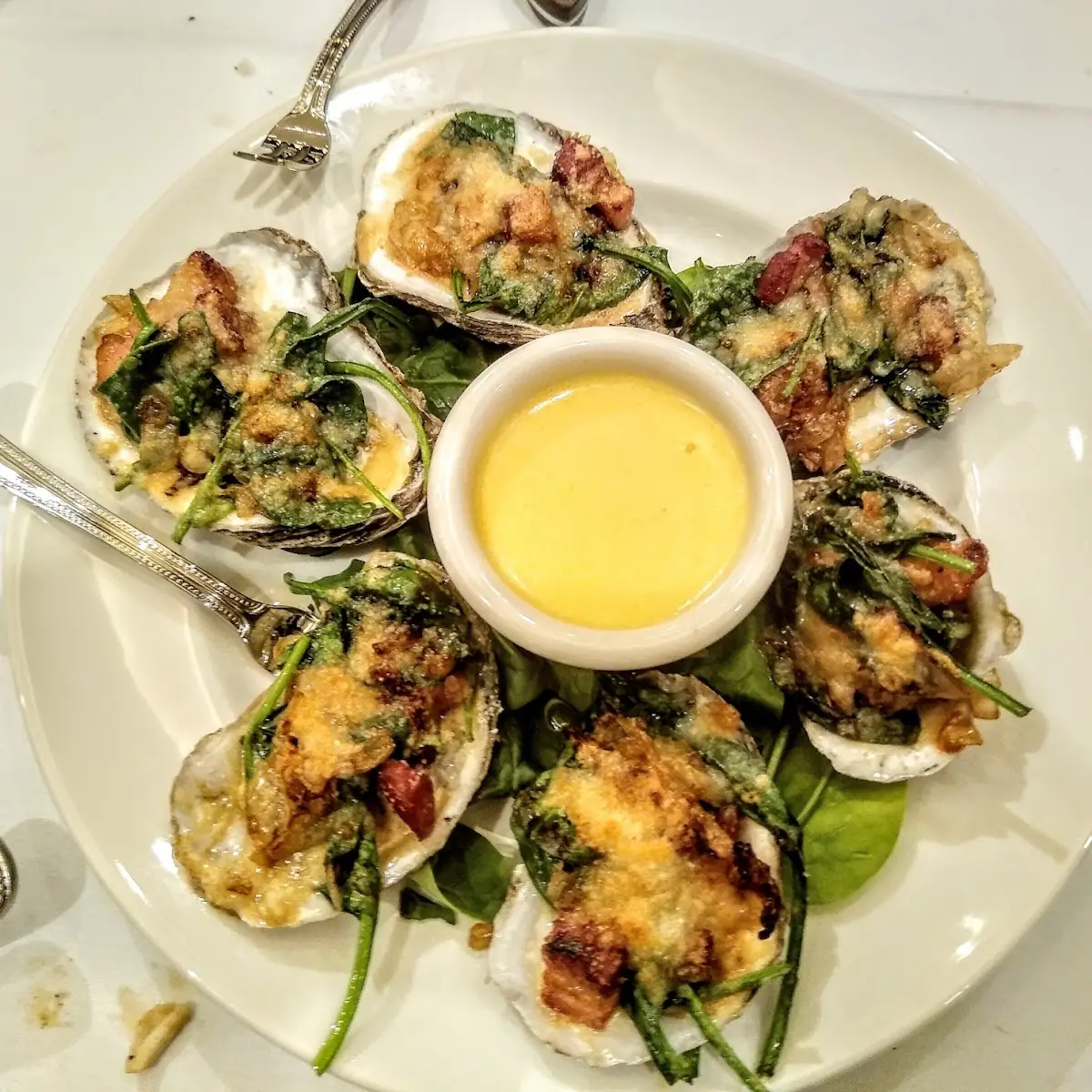 Oysters Rockefeller
