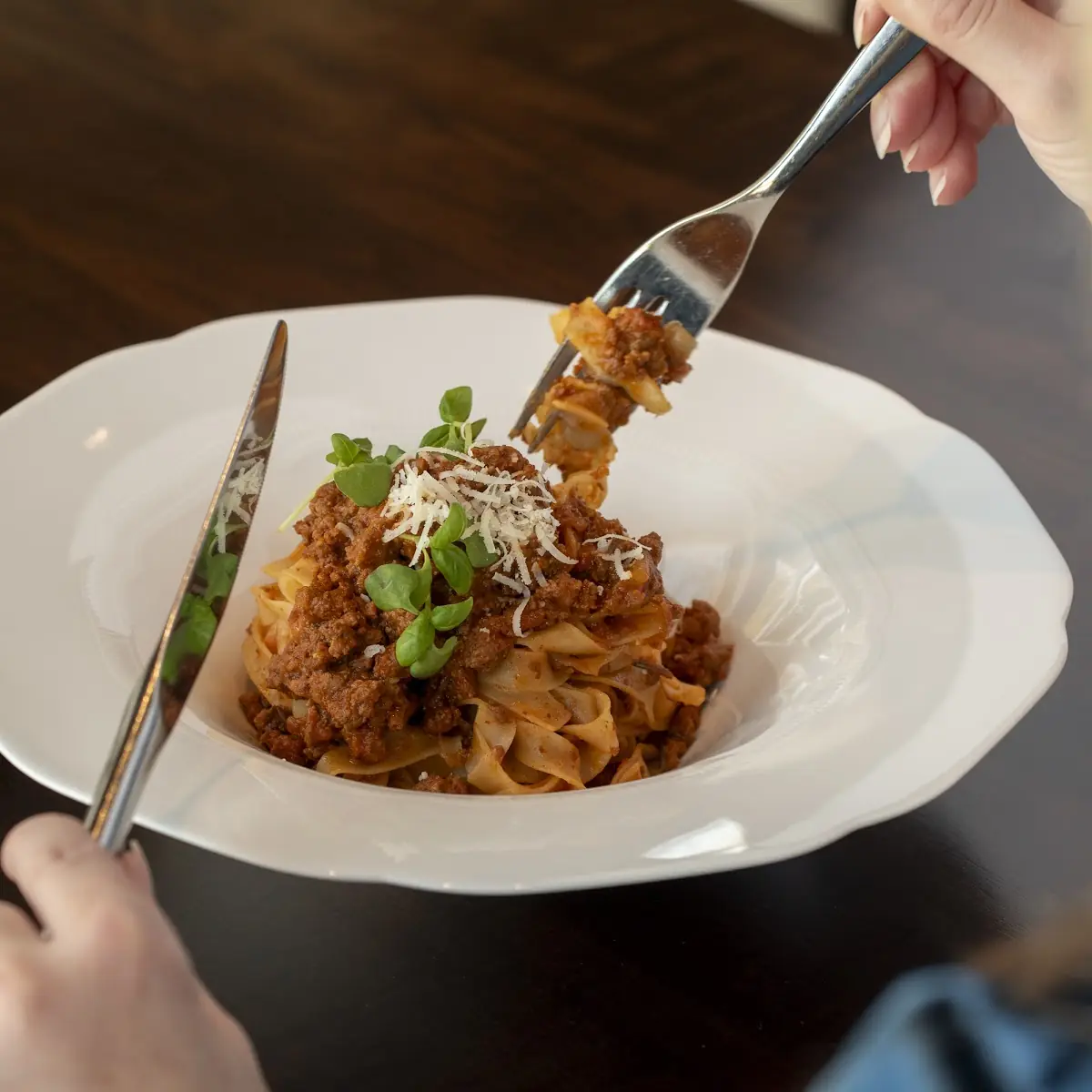 House Made Linguini Bolognese