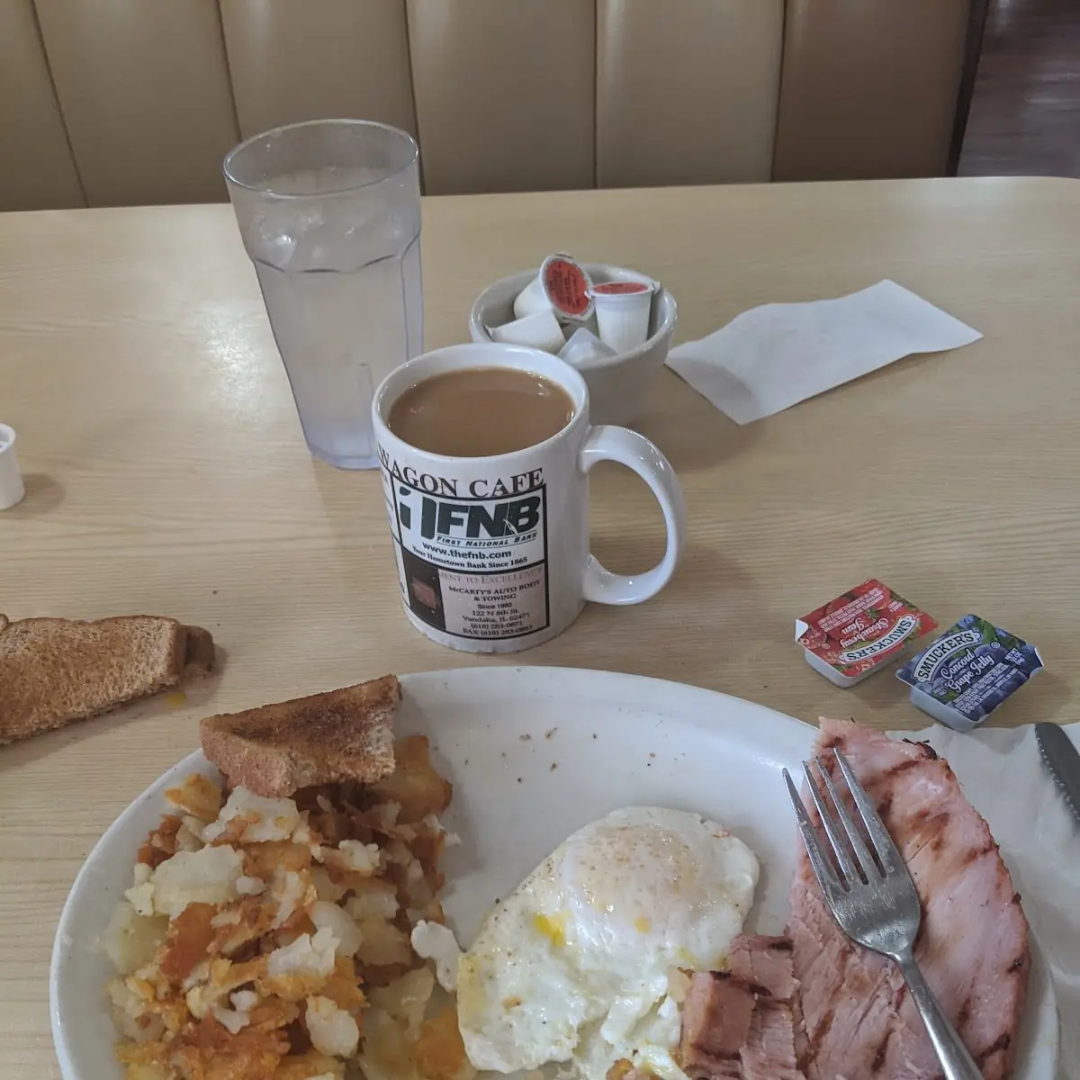 Ham Eggs and Home Fries