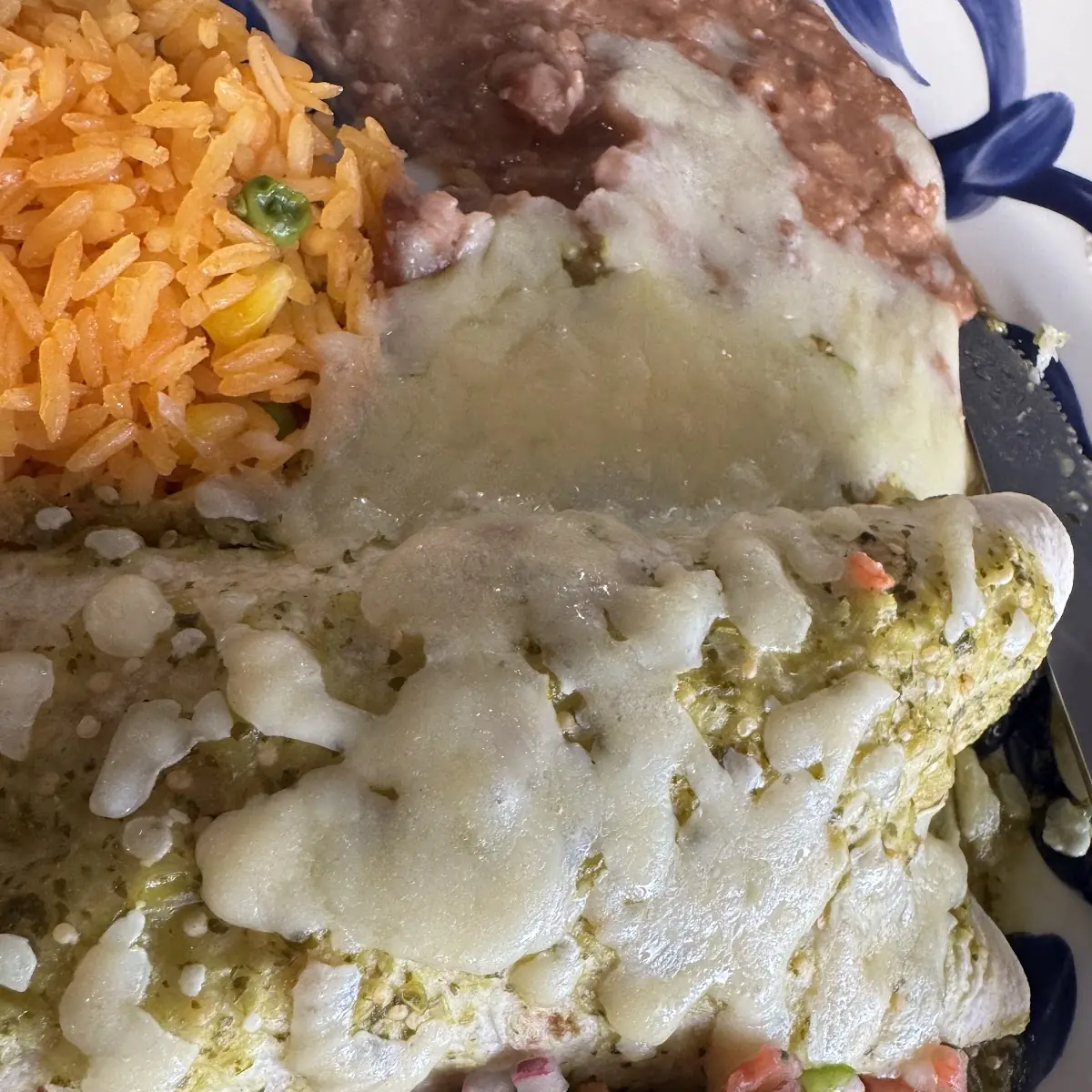 Chicken Burrito Y Tamale