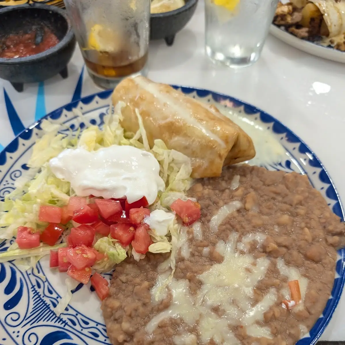 Mexican Rice and Refried Beans