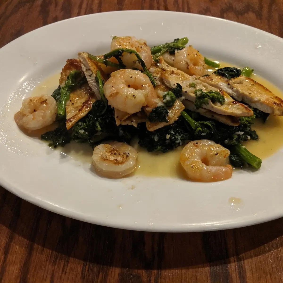 Grilled Shrimp & Broccoli Rabe