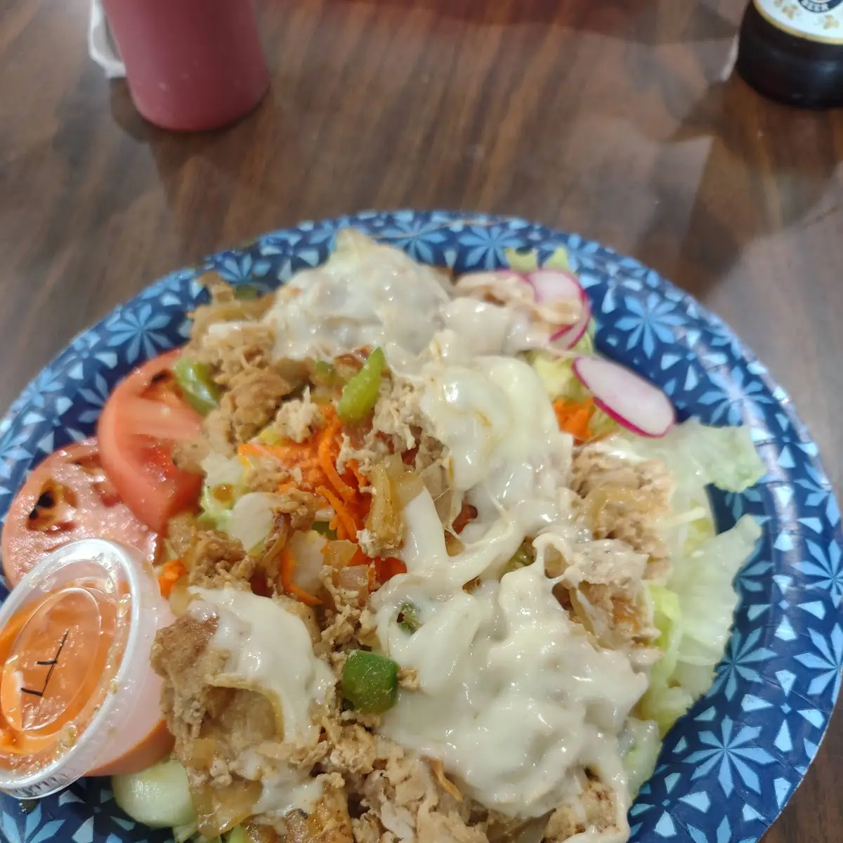 Chicken Cheese Steak Salad