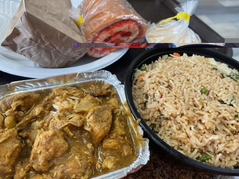 Curry Chicken and Fried Rice