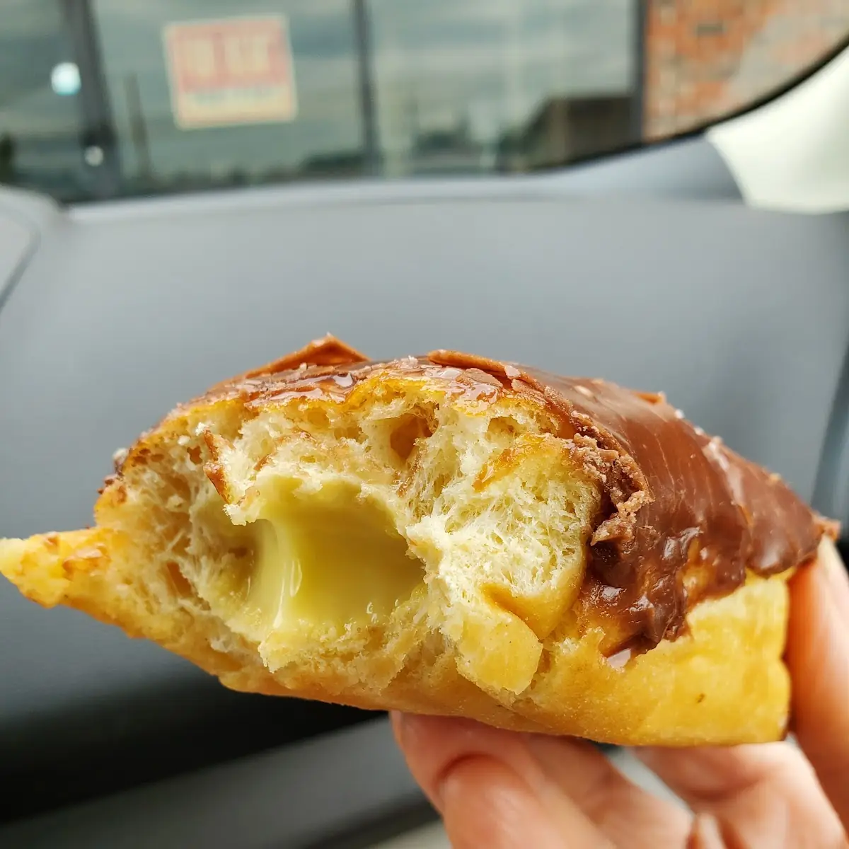 Boston Cream Filled Long John